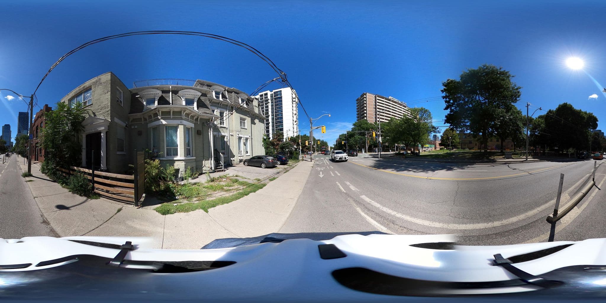 Street view near Room 201, Moss Park — © tallcoleman (CC BY-SA · Mapillary)