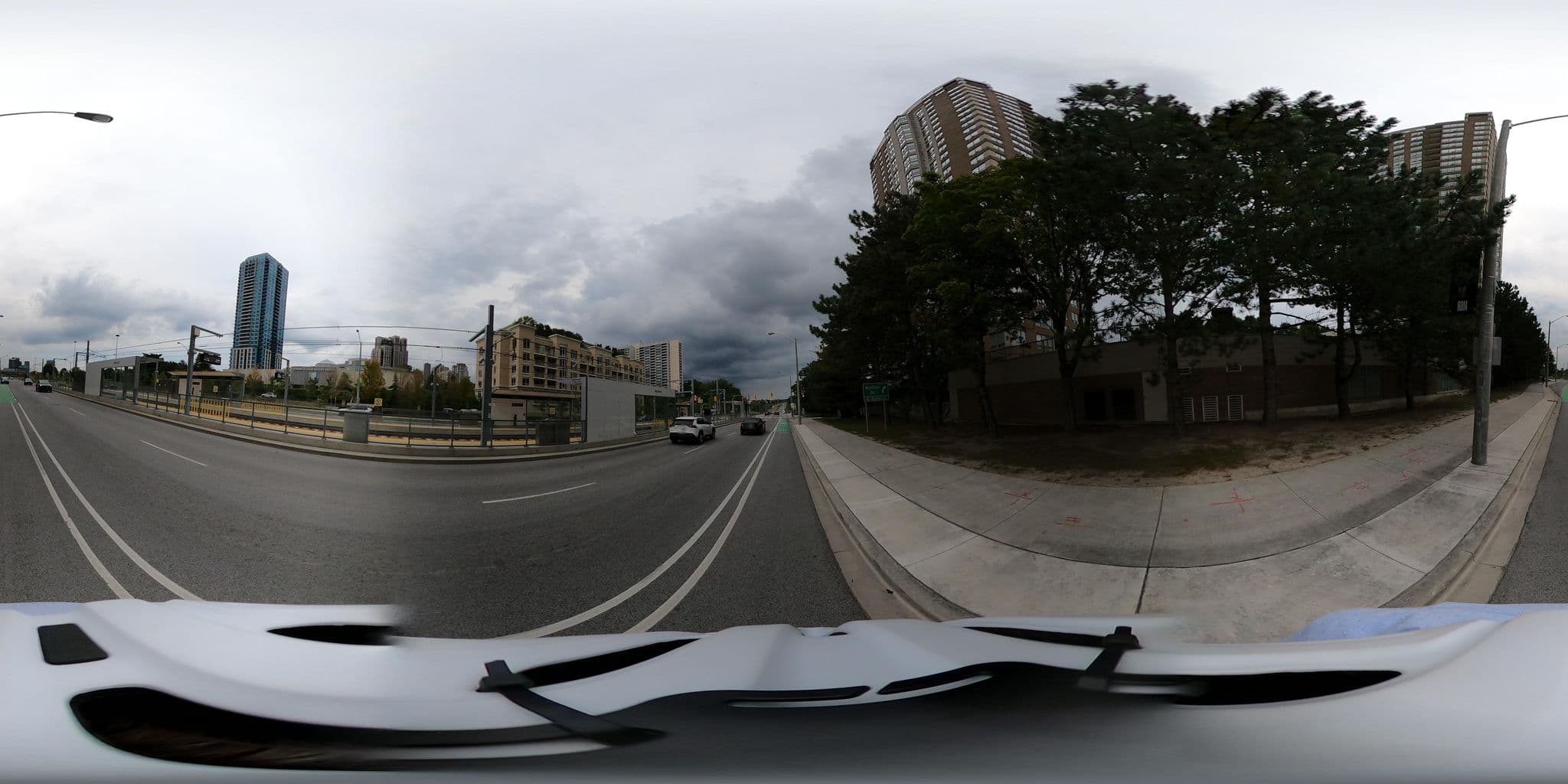 Street view near Crowne Plaza Toronto Don, Flemingdon Park — © tallcoleman (CC BY-SA · Mapillary)