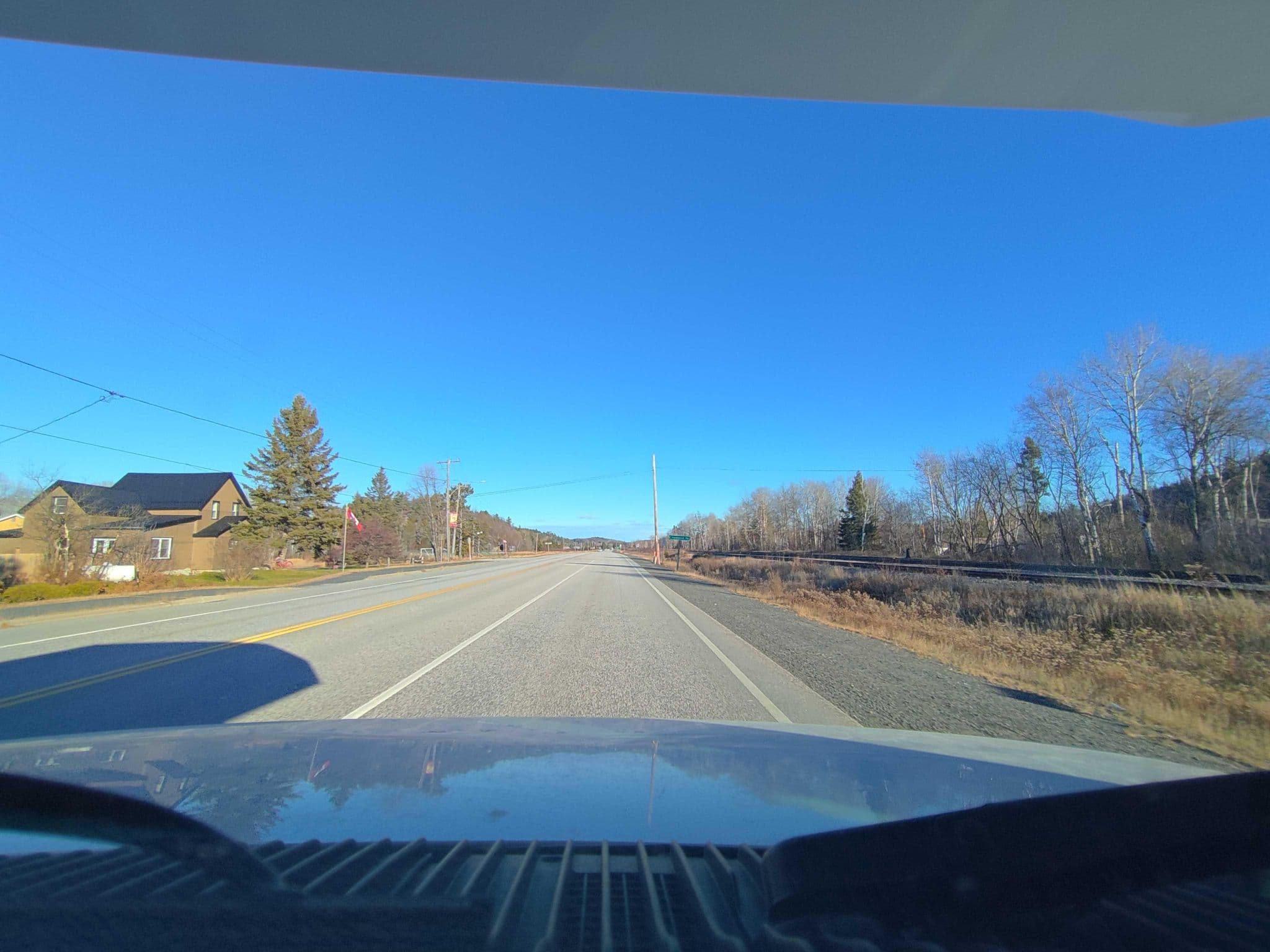 Street view near Sand Bay Camp, Espanola — © kibour (CC BY-SA · Mapillary)