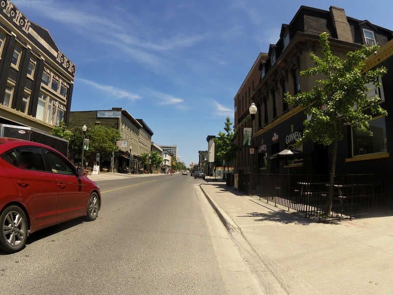 Street view near Cafe District Lofts, Peterborough — © hansonthebike (CC BY-SA · Mapillary)