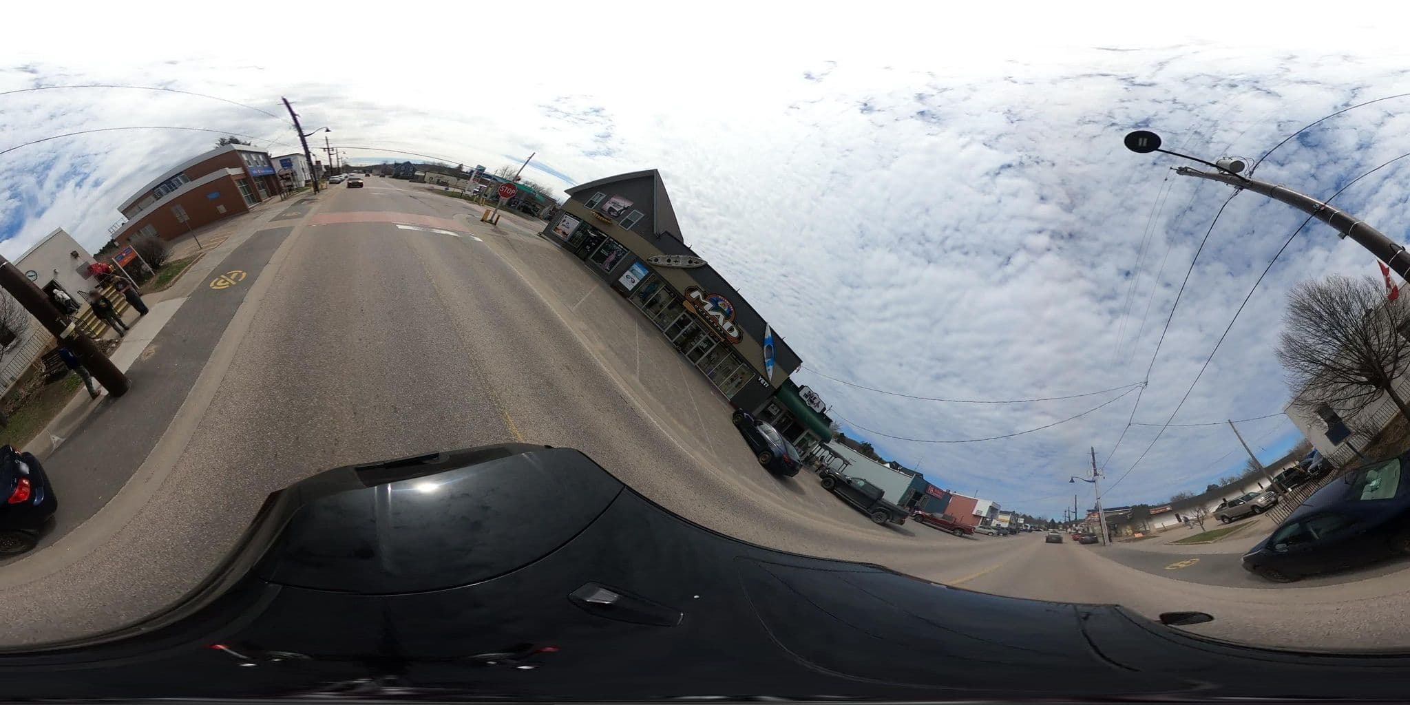 Street view near Chippawa Cottage Resort, Eganville — © dfoden (CC BY-SA · Mapillary)