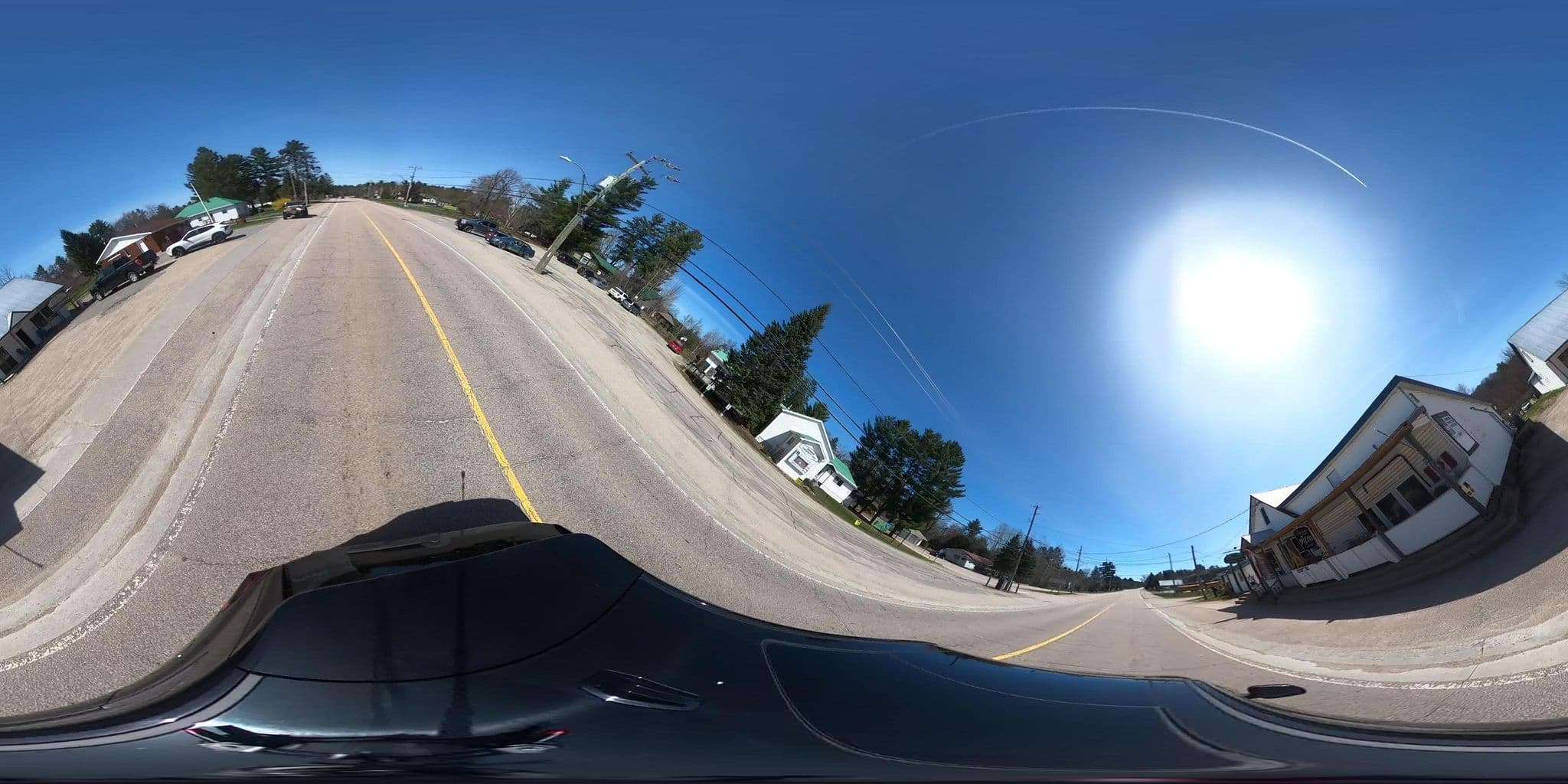Street view near Land O'Lakes Inn, Tweed — © dfoden (CC BY-SA · Mapillary)