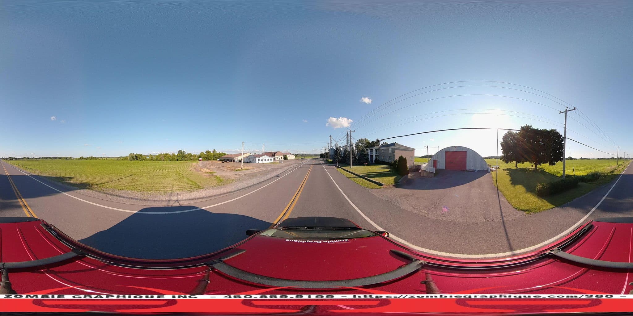 Street view near Entreprises Francel-Blay Inc, Franklin — © zombiegraph (CC BY-SA · Mapillary)