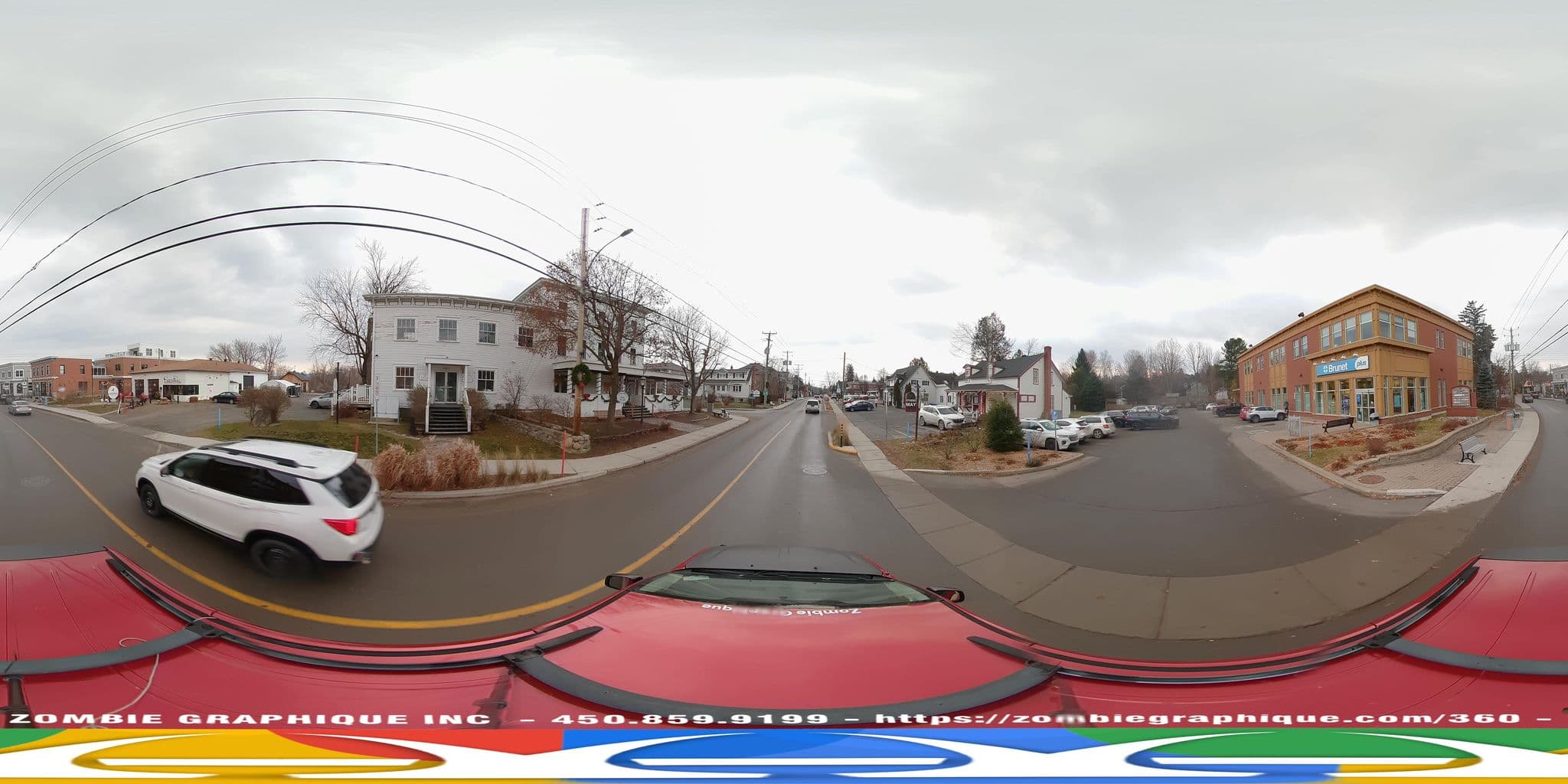 Street view near Chateau du Lac, Hudson — © zombiegraph (CC BY-SA · Mapillary)