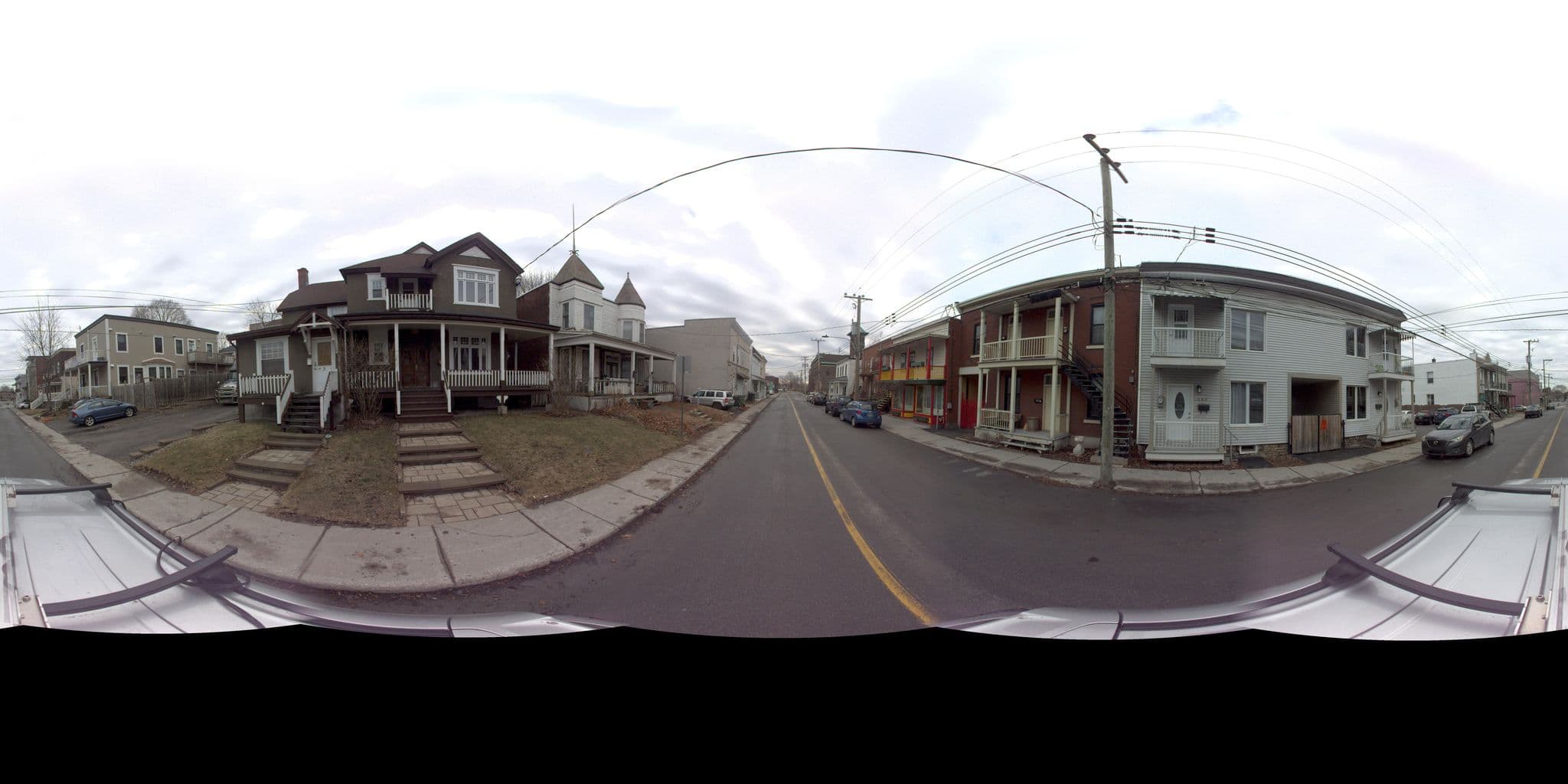 Street view near Chez Charlotte, Kahnawake — © VdM (CC BY-SA · Mapillary)