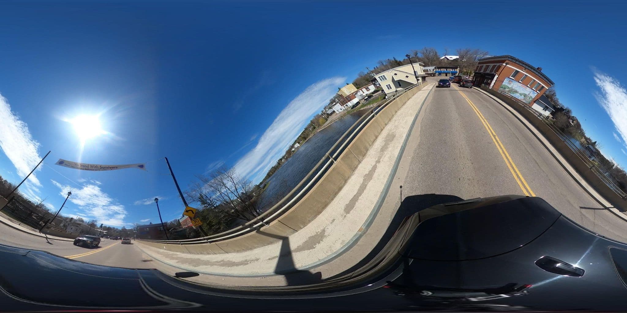 Street view near Serendipity on the River, Eganville — © dfoden (CC BY-SA · Mapillary)