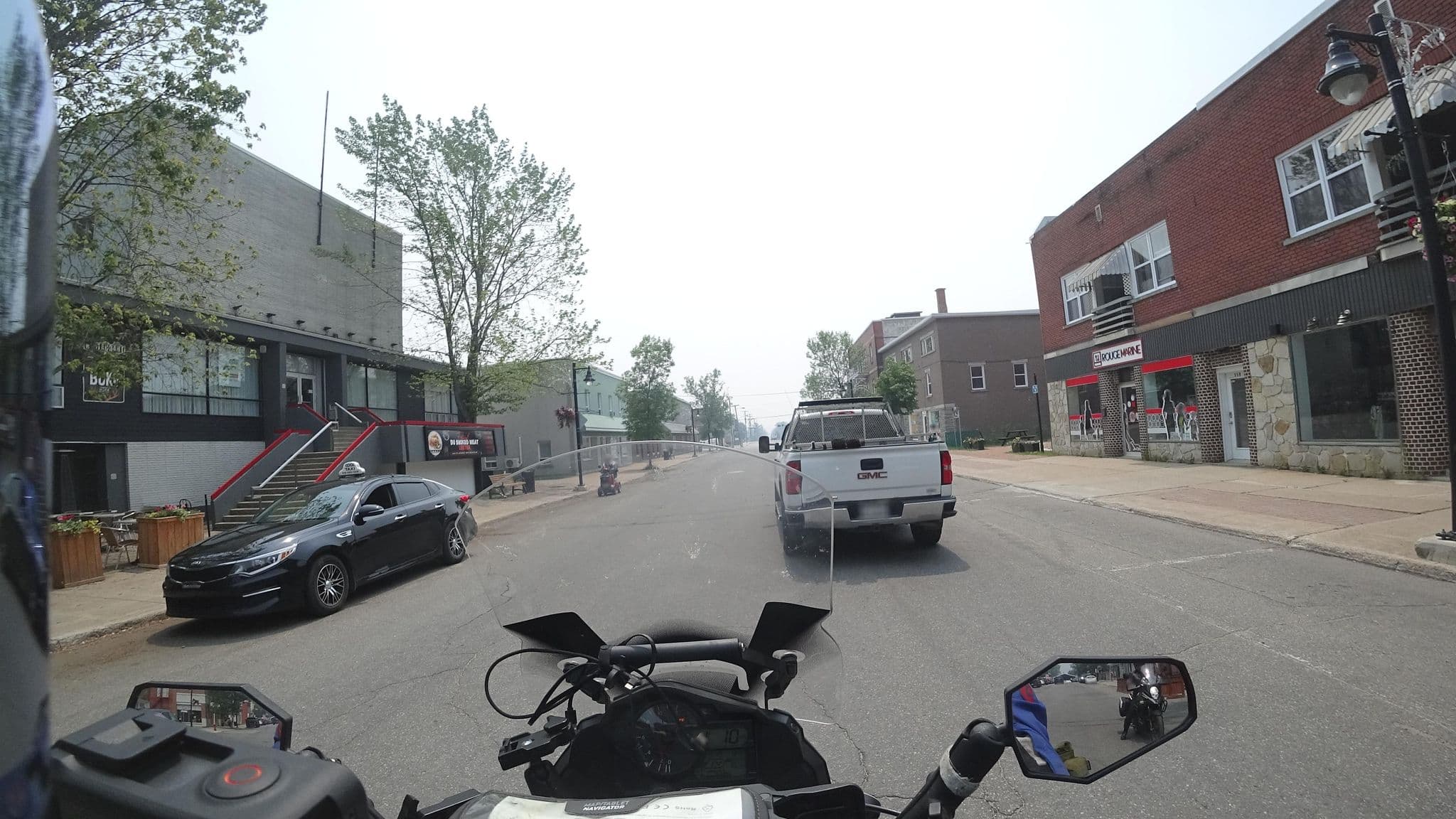 Street view near Appart Hôtel la Tuque, La Tuque — © michelcouturemotomcm (CC BY-SA · Mapillary)