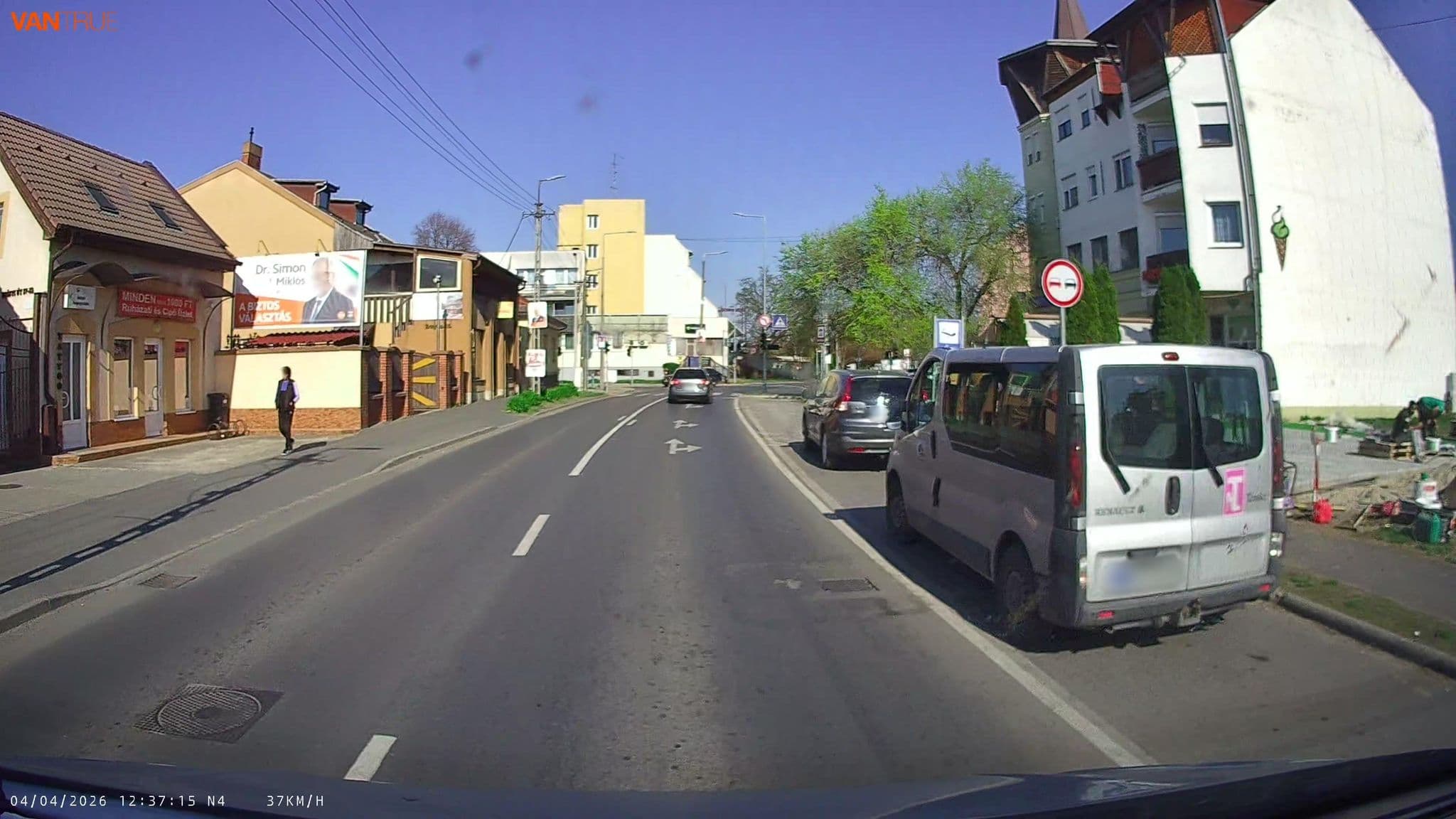 Street view near Napsugár panzió, Nyírbátor — © lucia_ (CC BY-SA · Mapillary)