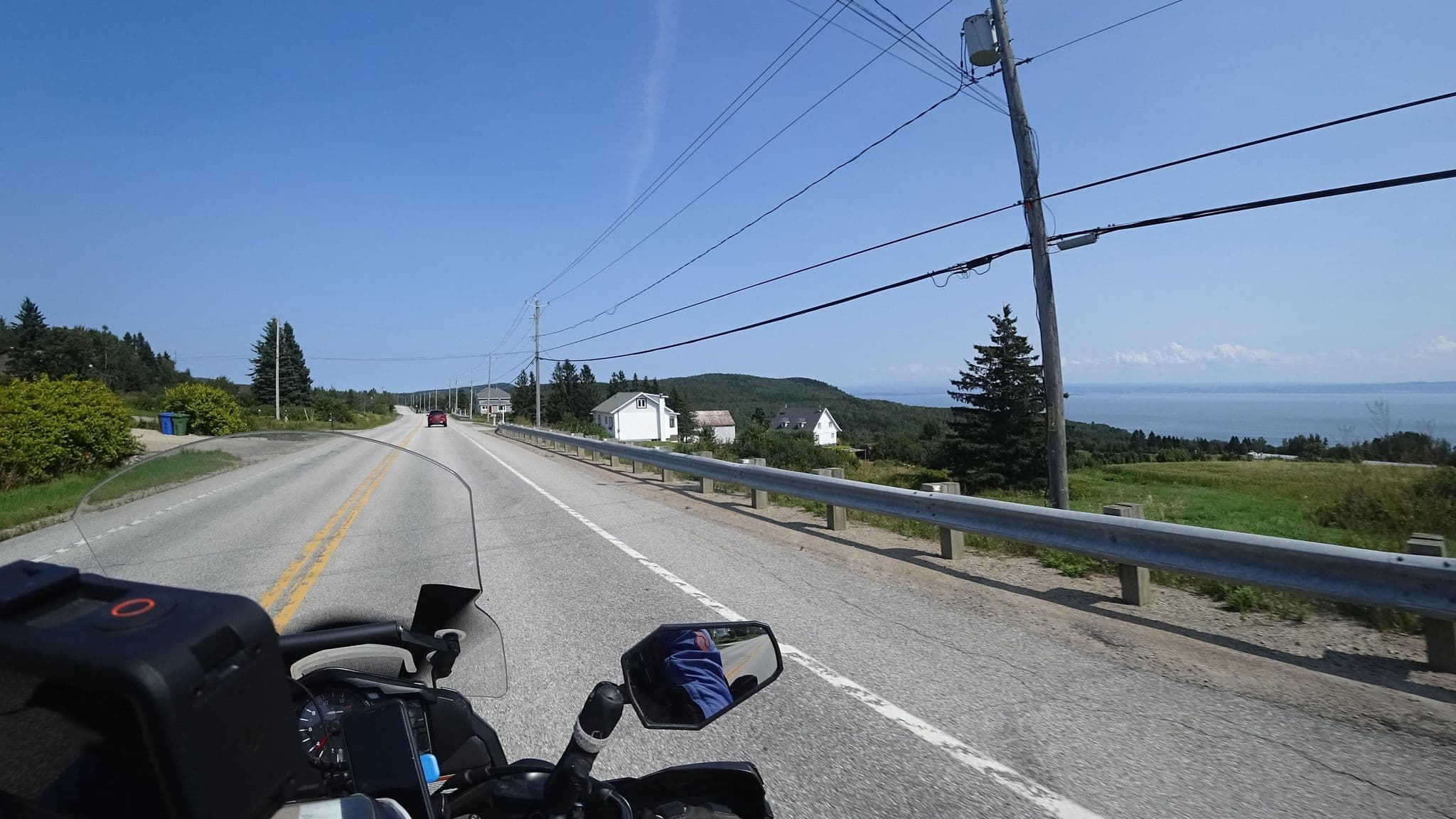 Street view near Chalet Du Centre Du Cratère, Baie-Saint-Paul — © michelcouturemotomcm (CC BY-SA · Mapillary)