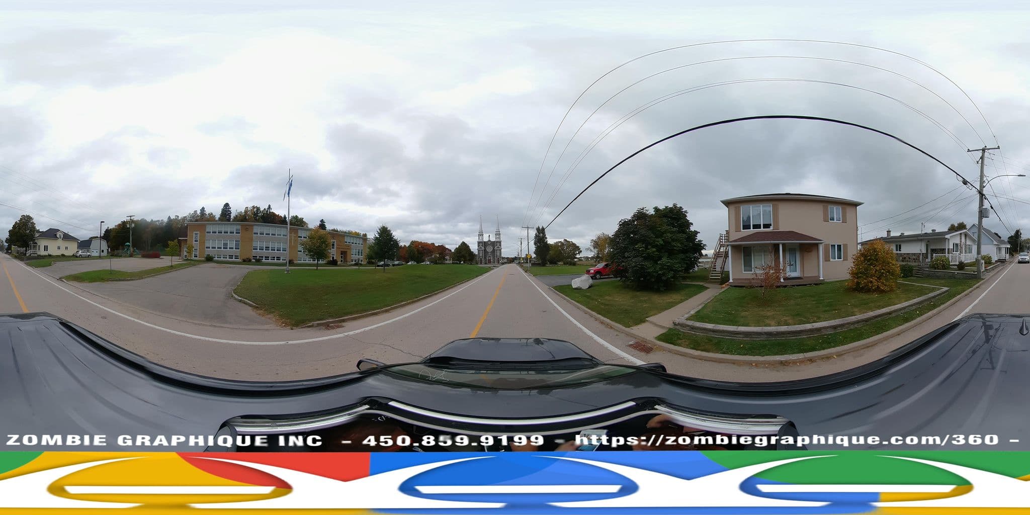 Street view near Hotel-Motel les Voitures d'Eau, Baie-Saint-Paul — © zombiegraph (CC BY-SA · Mapillary)