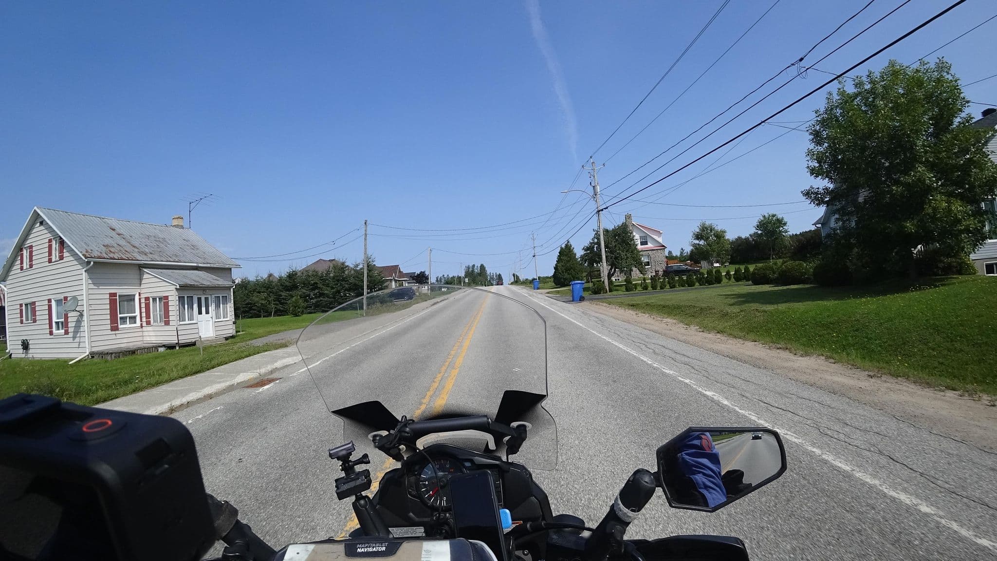 Street view near Repere Boreal, Baie-Saint-Paul — © michelcouturemotomcm (CC BY-SA · Mapillary)