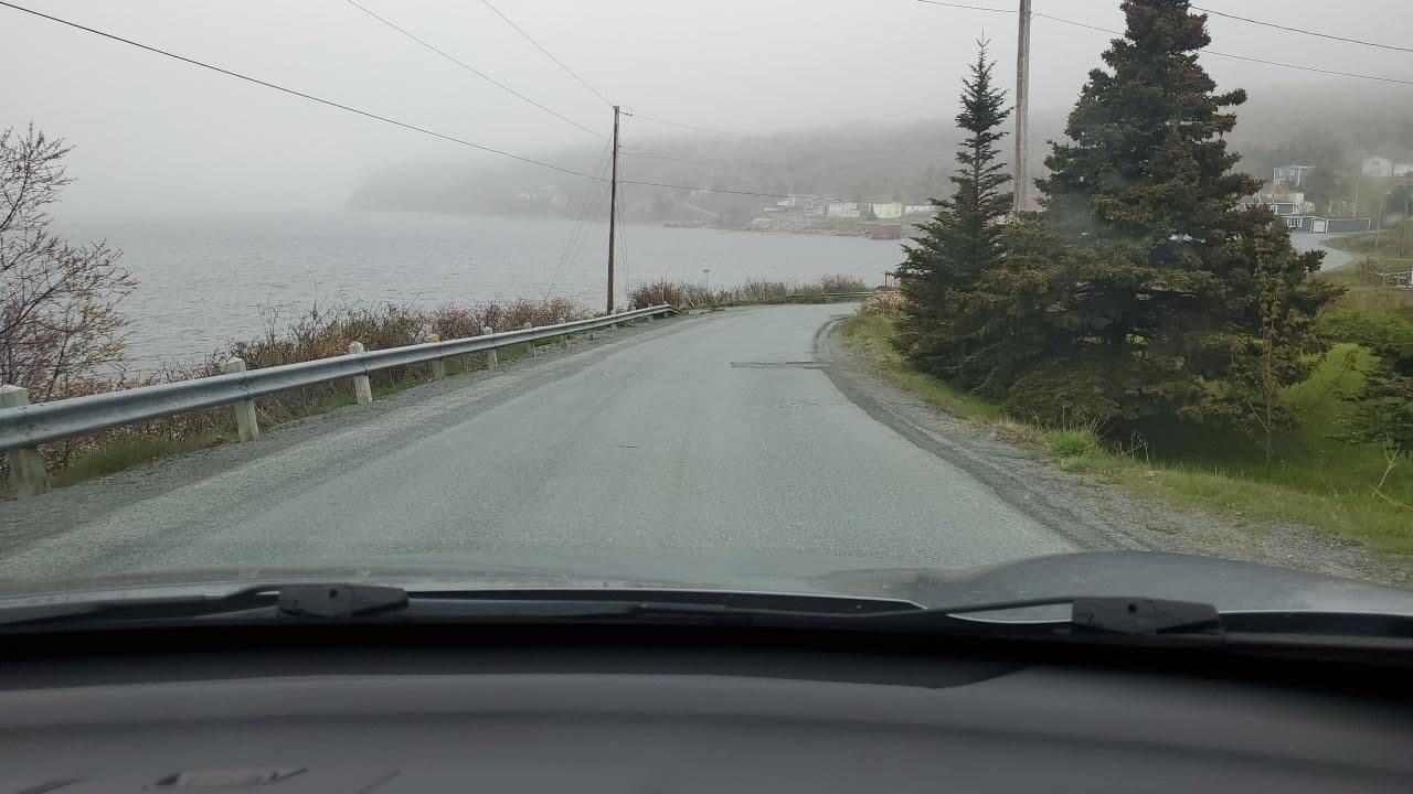 Street view near The Cabin, Witless Bay — © roadroid (CC BY-SA · Mapillary)