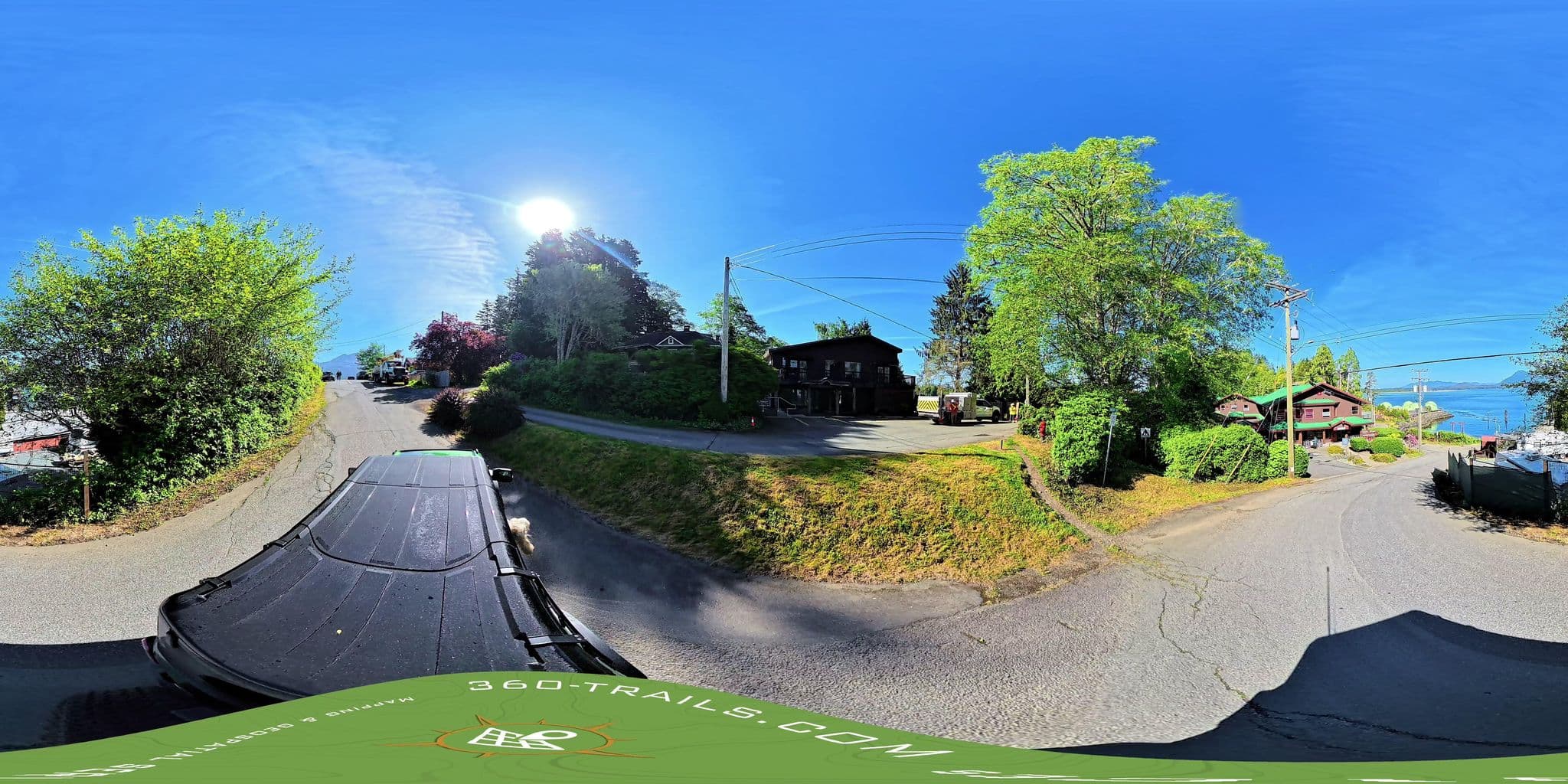 Street view near Cable Cove Inn, Tofino — © ContraBand (CC BY-SA · Mapillary)