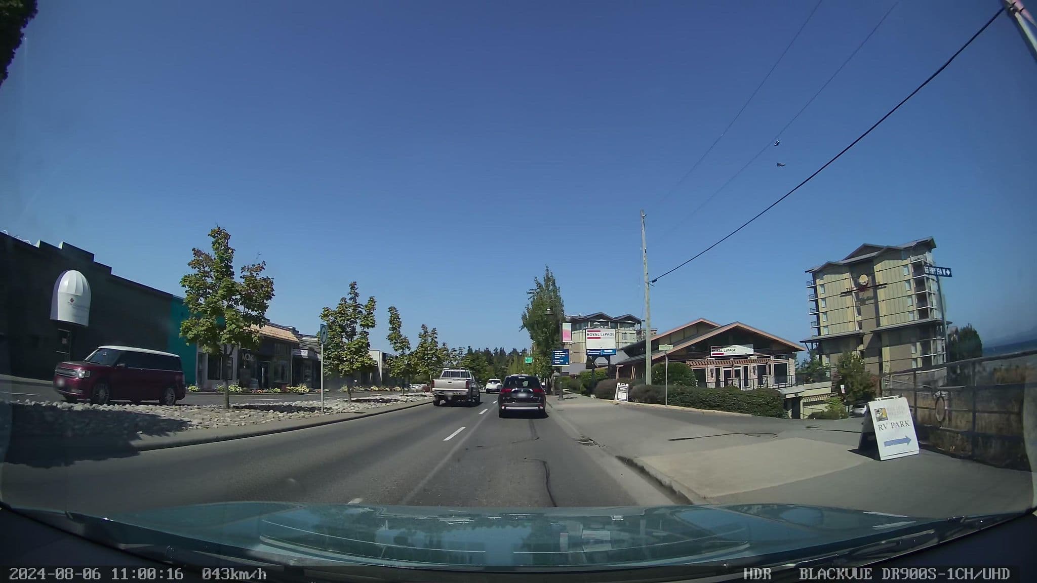 Street view near Parksville Beach Resort, Parksville — © davidmetcalfe (CC BY-SA · Mapillary)