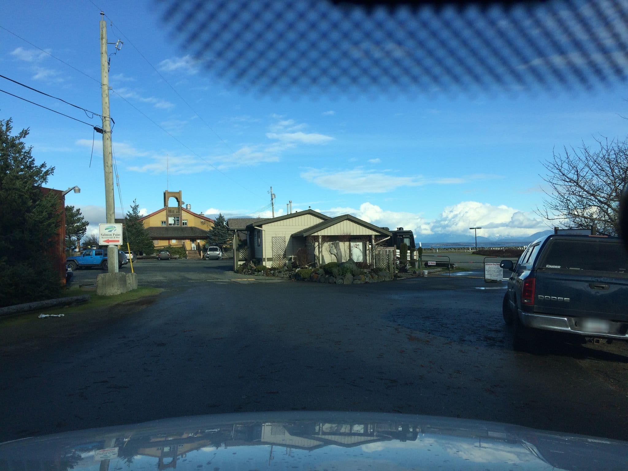 Street view near Salmon Point Resort Trailer Park & Marina, Oyster River — © SRD-GIS (CC BY-SA · Mapillary)