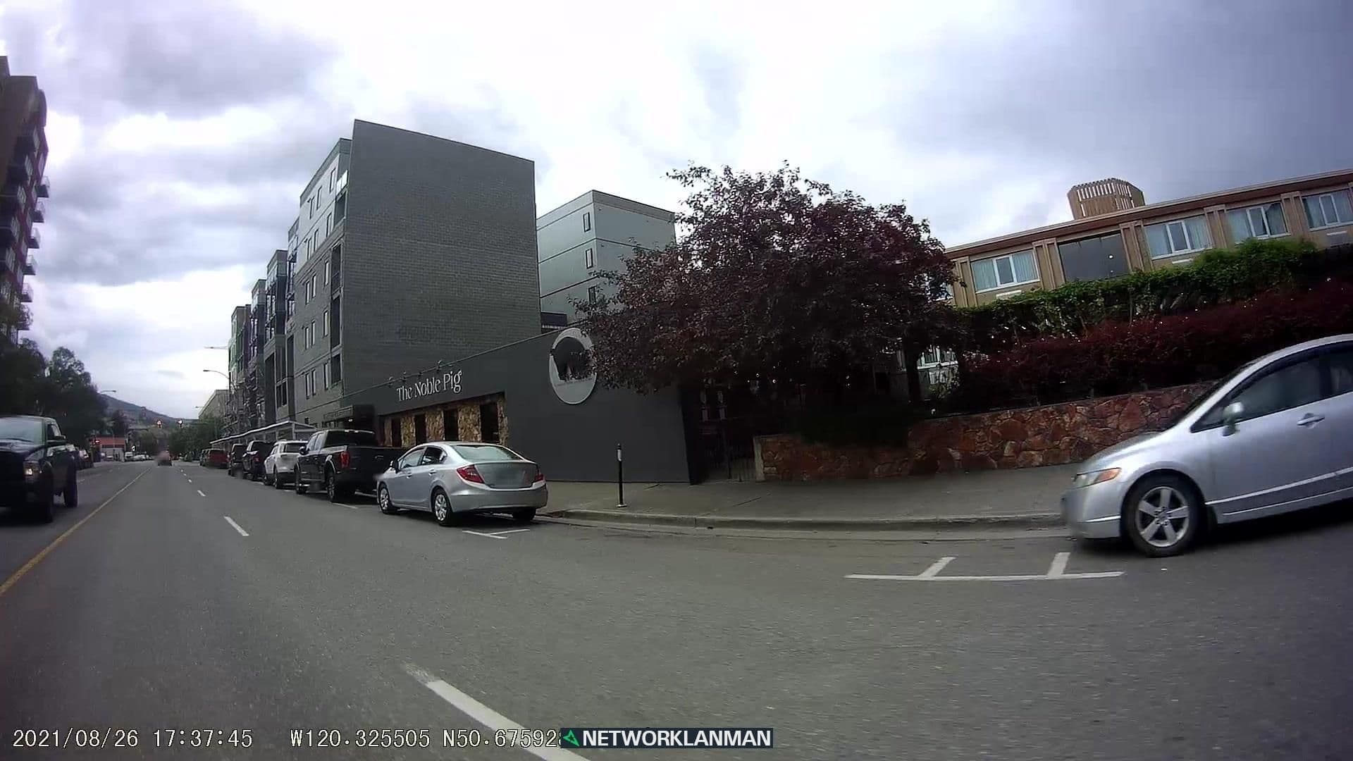 Street view near Thompson Hotel & Conference Centre, Kamloops — © networklanman (CC BY-SA · Mapillary)