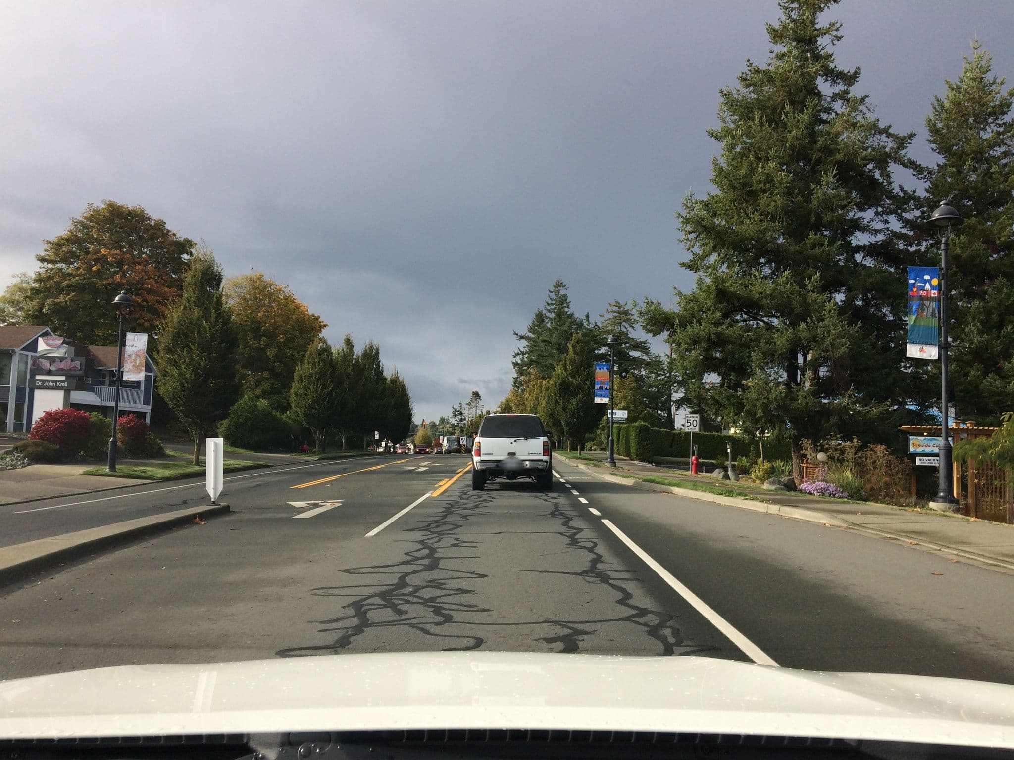 Street view near Seaside Cottage, Campbell River — © SRD-GIS (CC BY-SA · Mapillary)