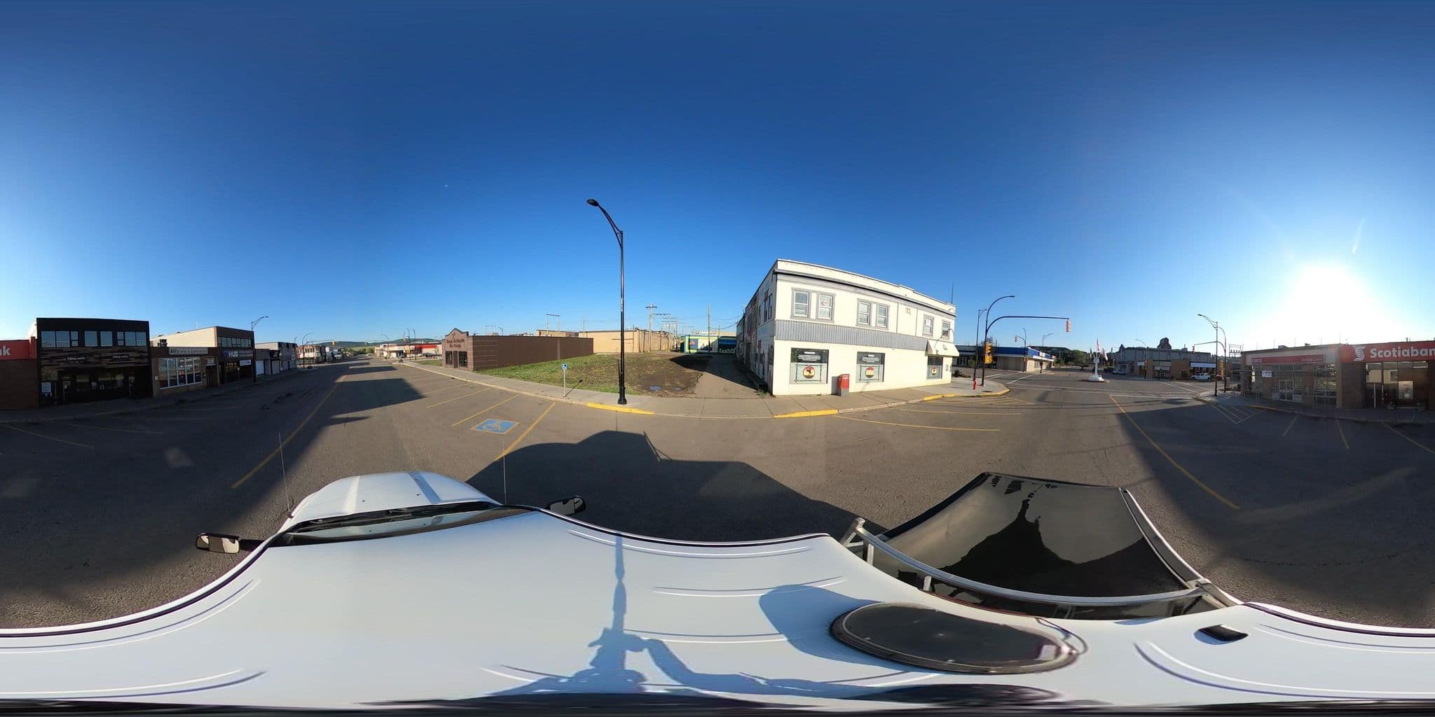 Street view near Alaska Hotel, Dawson Creek — © CChalmersDCEngg (CC BY-SA · Mapillary)