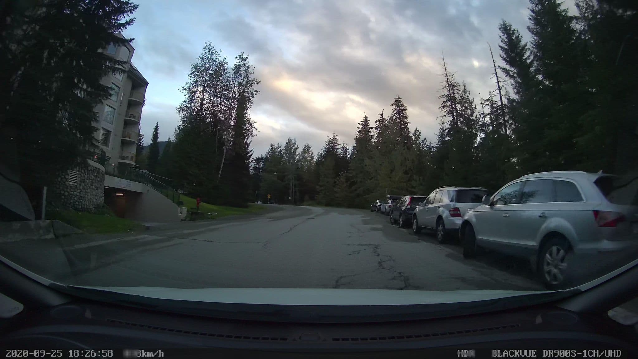 Street view near ResortQuest Marquise Lodge Whistler, Whistler — © davidmetcalfe (CC BY-SA · Mapillary)