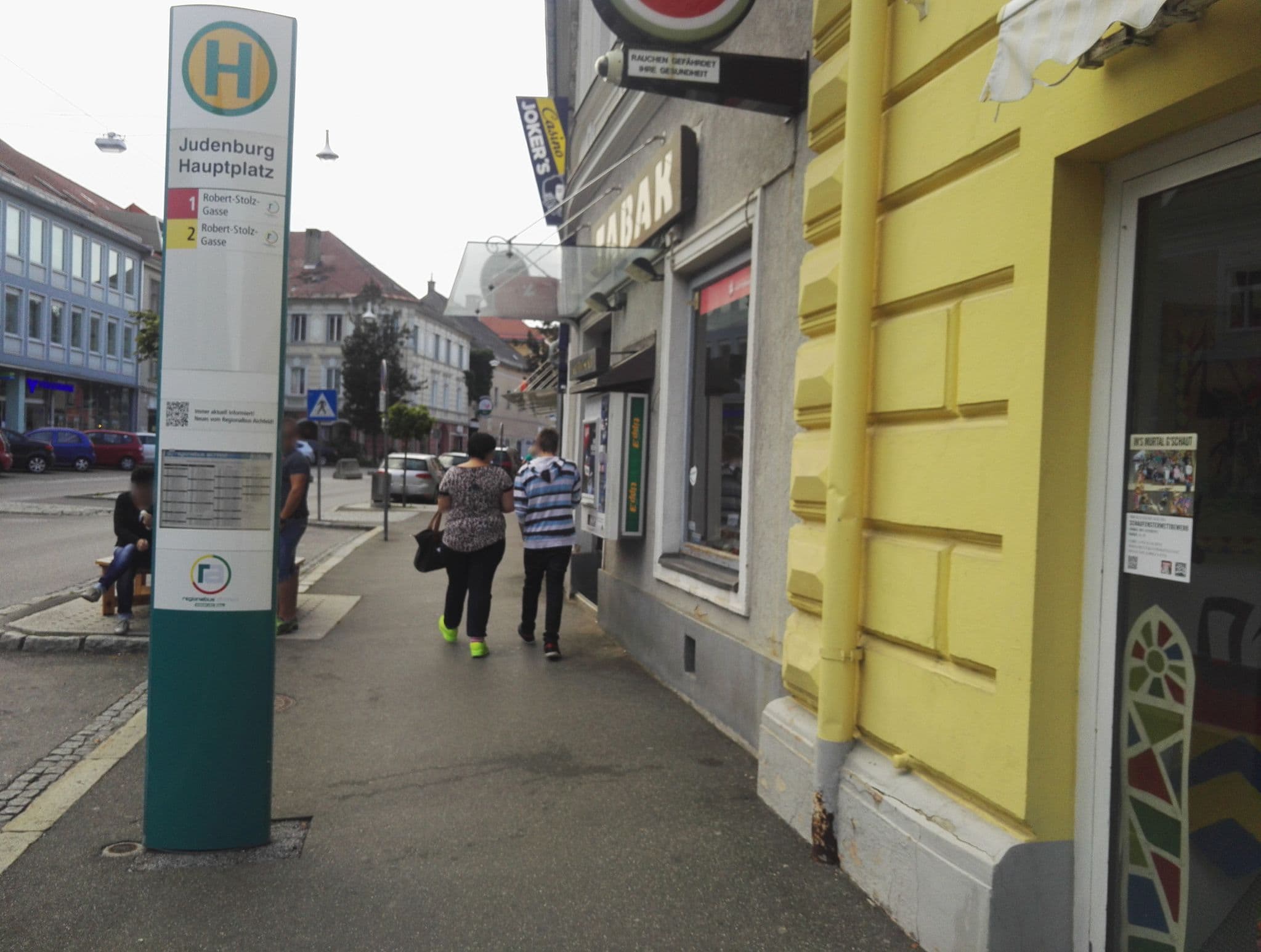 Street view near Stadthotel Schwerterbräu, Judenburg — © aceini (CC BY-SA · Mapillary)