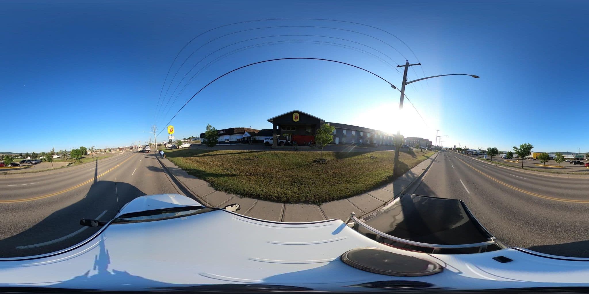 Street view near Super 8, Dawson Creek — © CChalmersDCEngg (CC BY-SA · Mapillary)