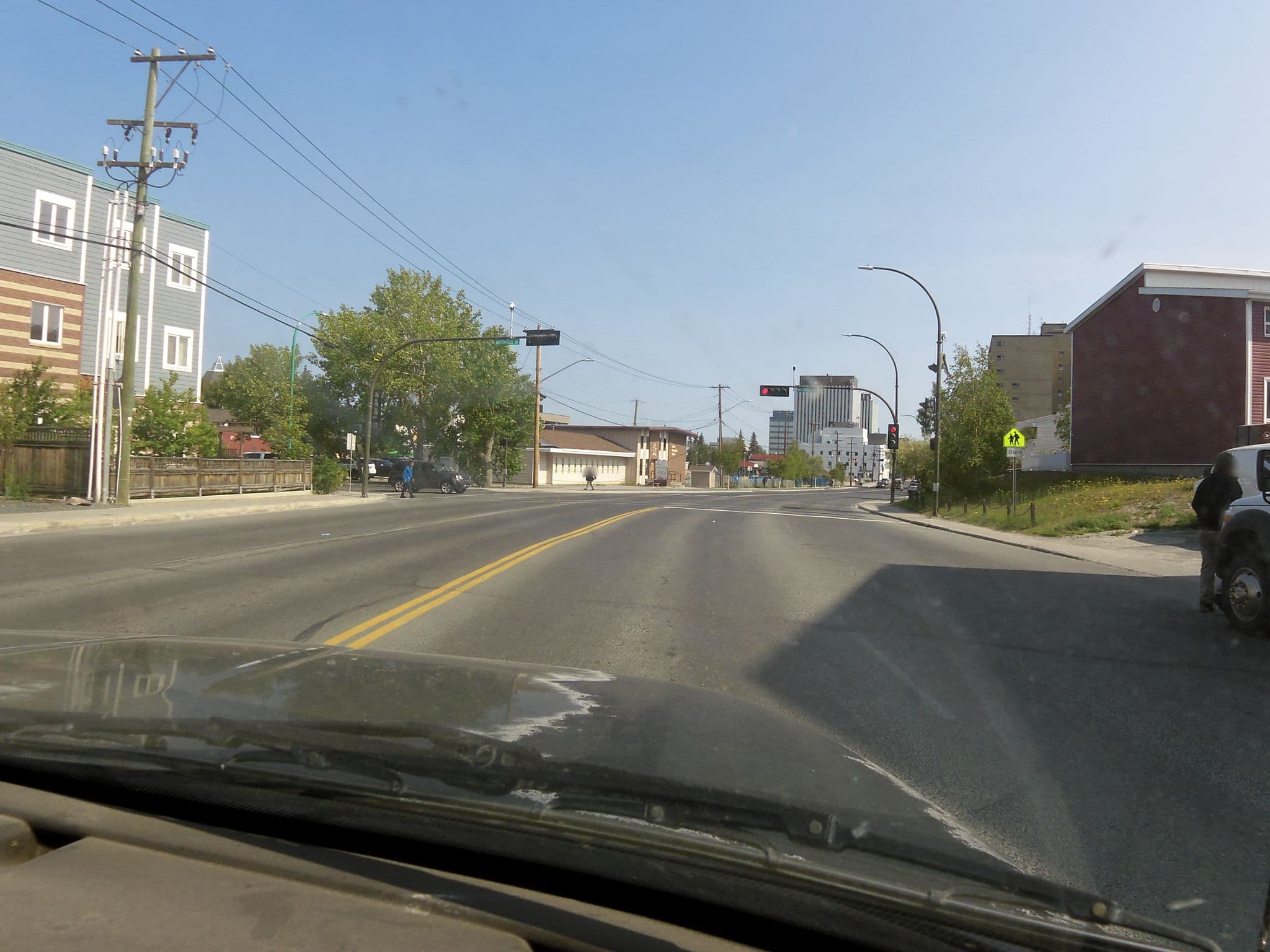Street view near Capital Suites Yellowknife, Yellowknife — © alexthepuffin (CC BY-SA · Mapillary)