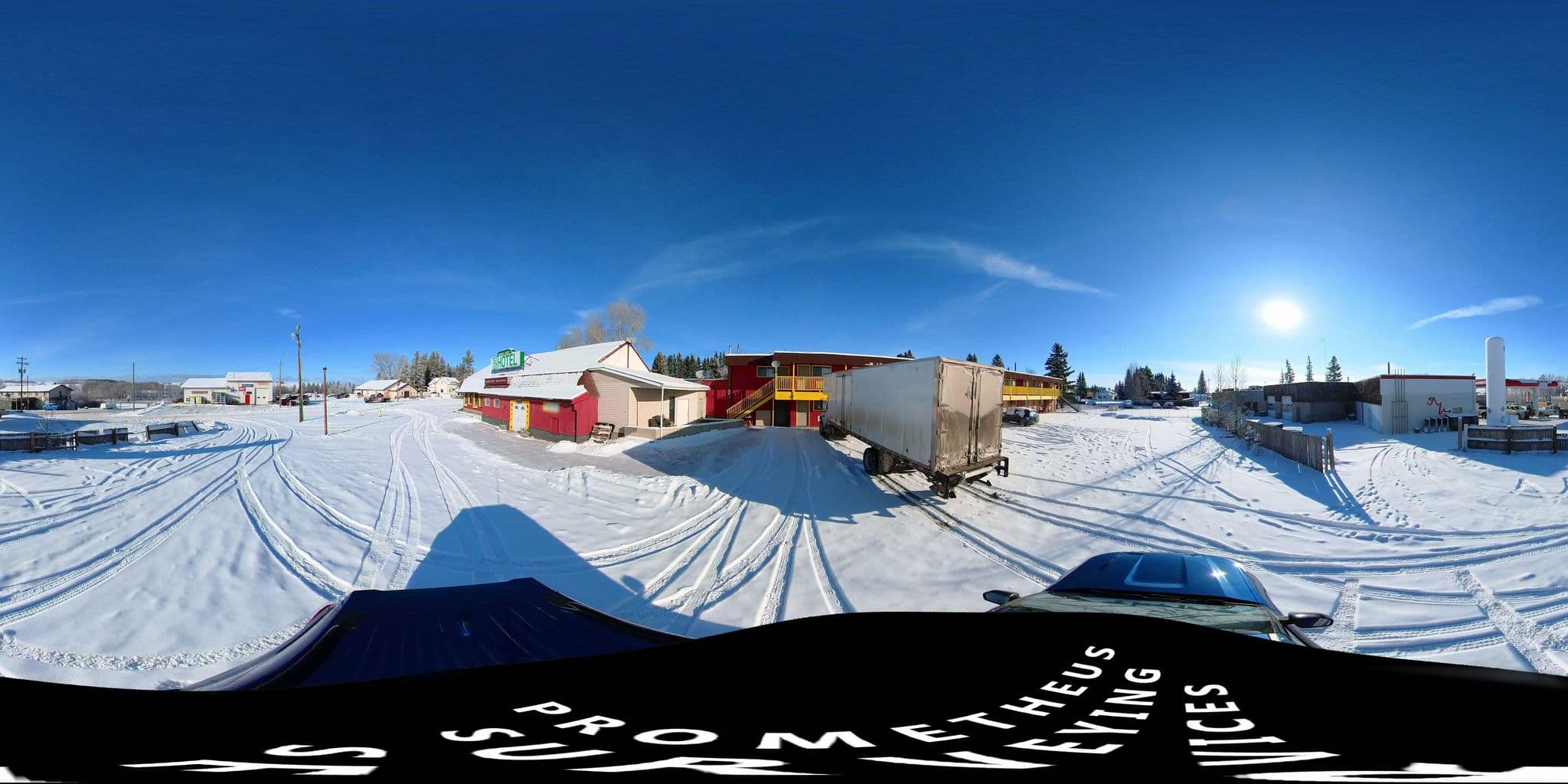 Street view near Hawks Nest Motel, Carstairs — © ContraBand (CC BY-SA · Mapillary)