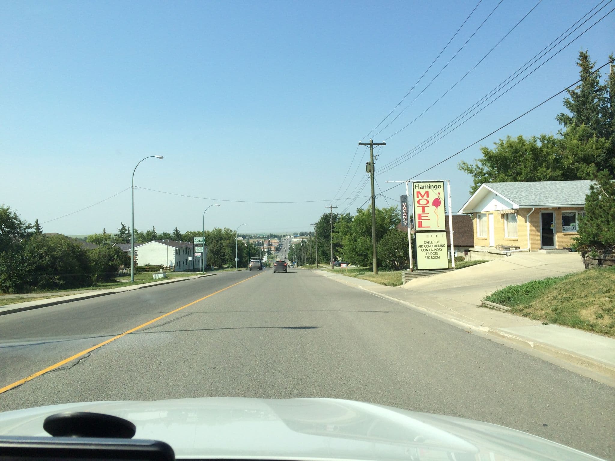 Street view near Flamingo Motel, Cardston — © anavz (CC BY-SA · Mapillary)