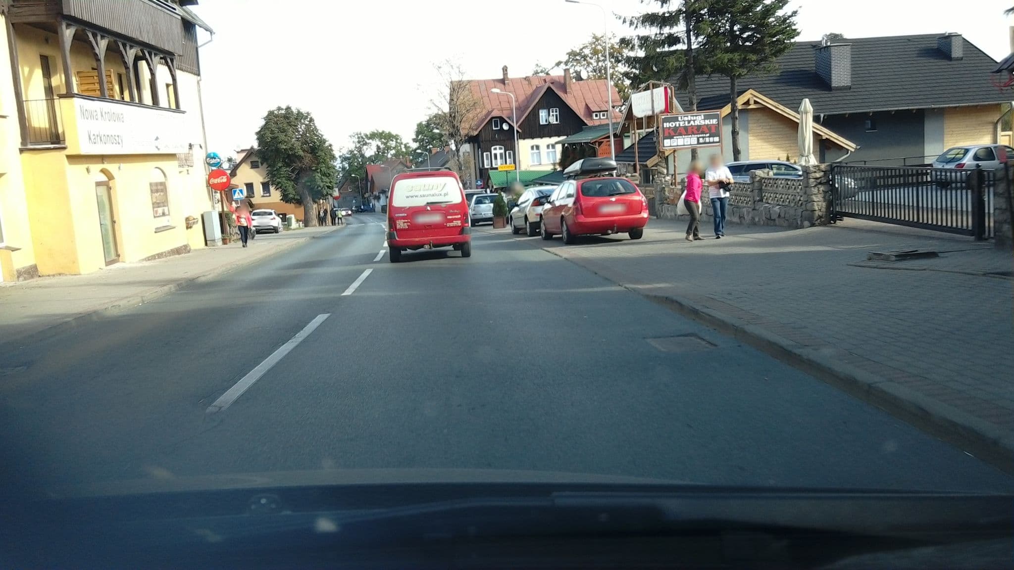 Street view near Karat. Usługi hotelarskie, Karpacz — © klaudyna (CC BY-SA · Mapillary)