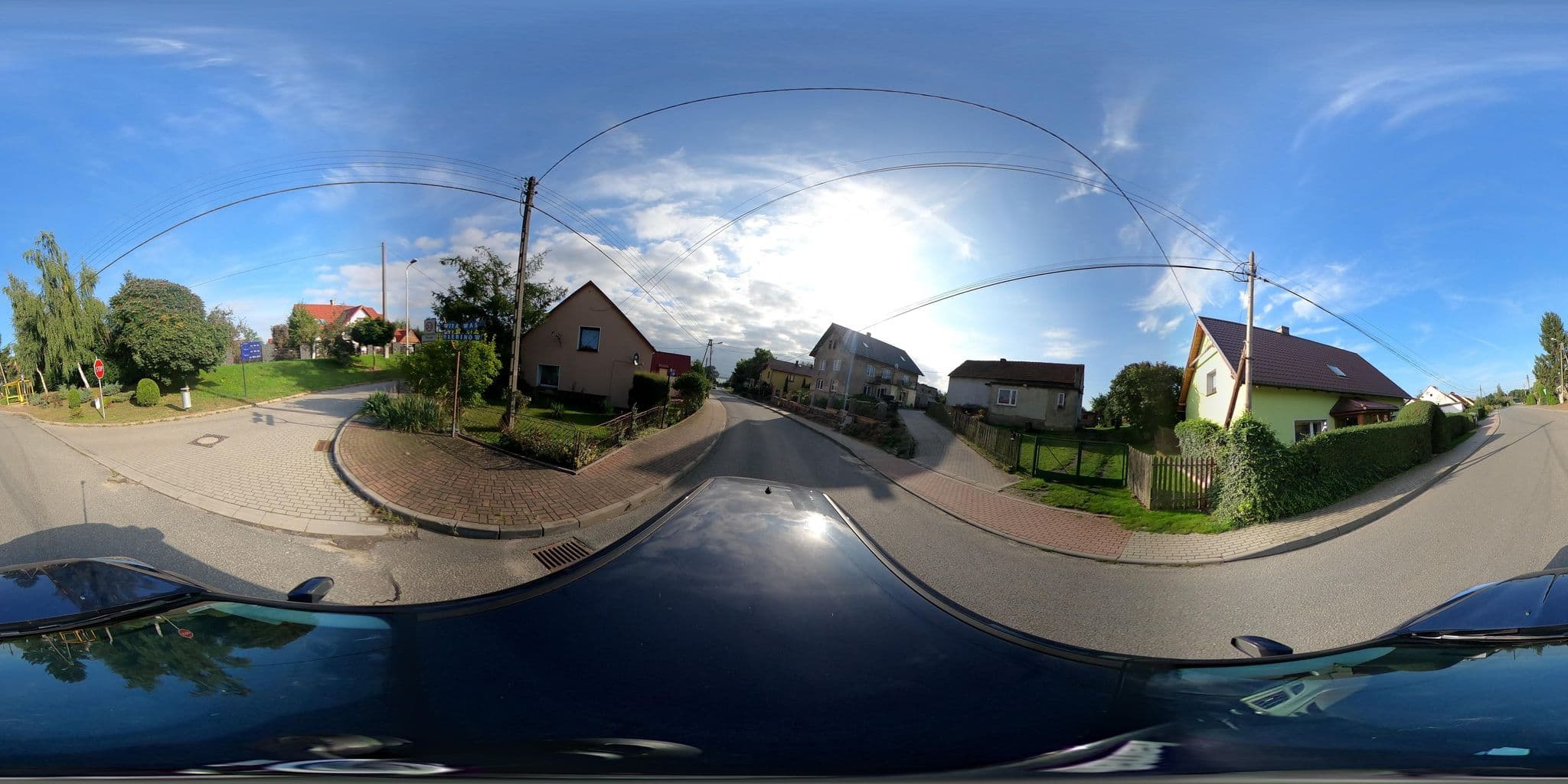 Street view near Pryga Eugeniusz FU Pensjonat Jaskółka, Nysa — © altaaro (CC BY-SA · Mapillary)