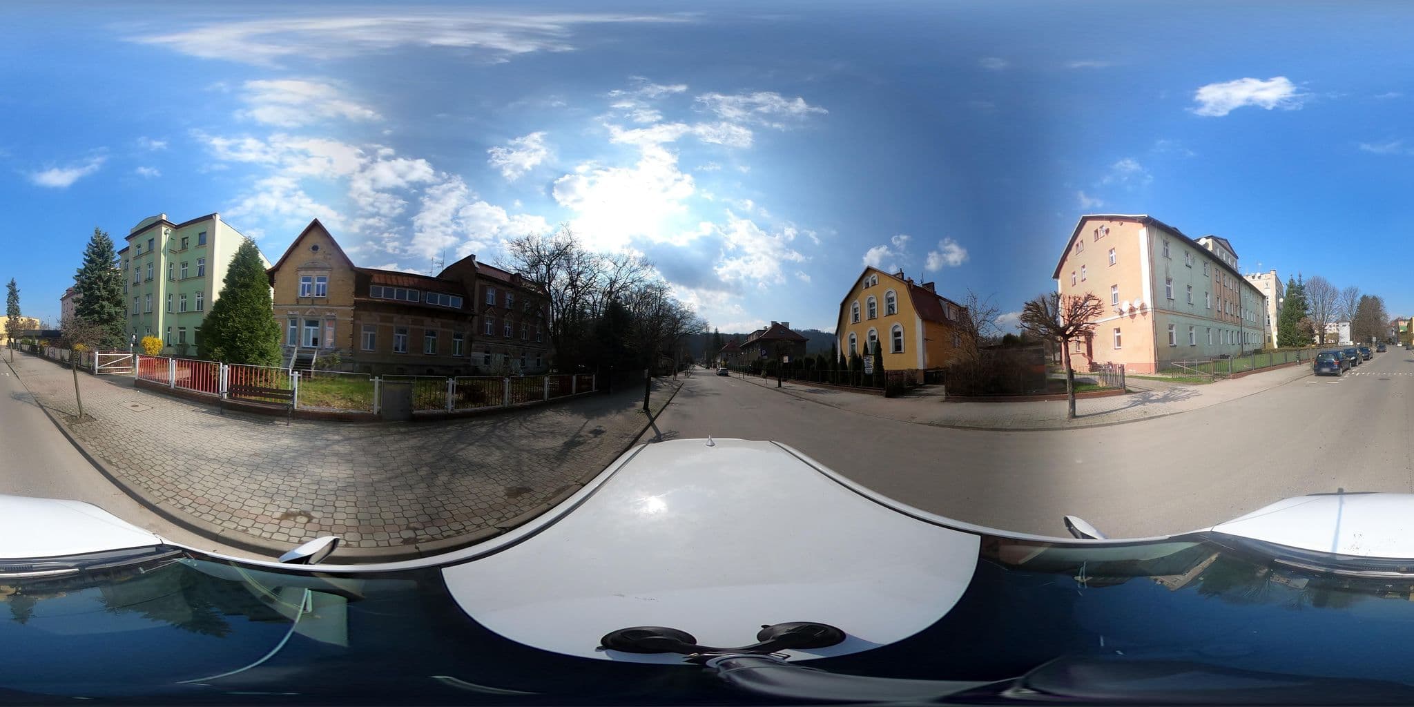 Street view near Iwona. Pokoje gościnne, Głuchołazy — © altaaro (CC BY-SA · Mapillary)