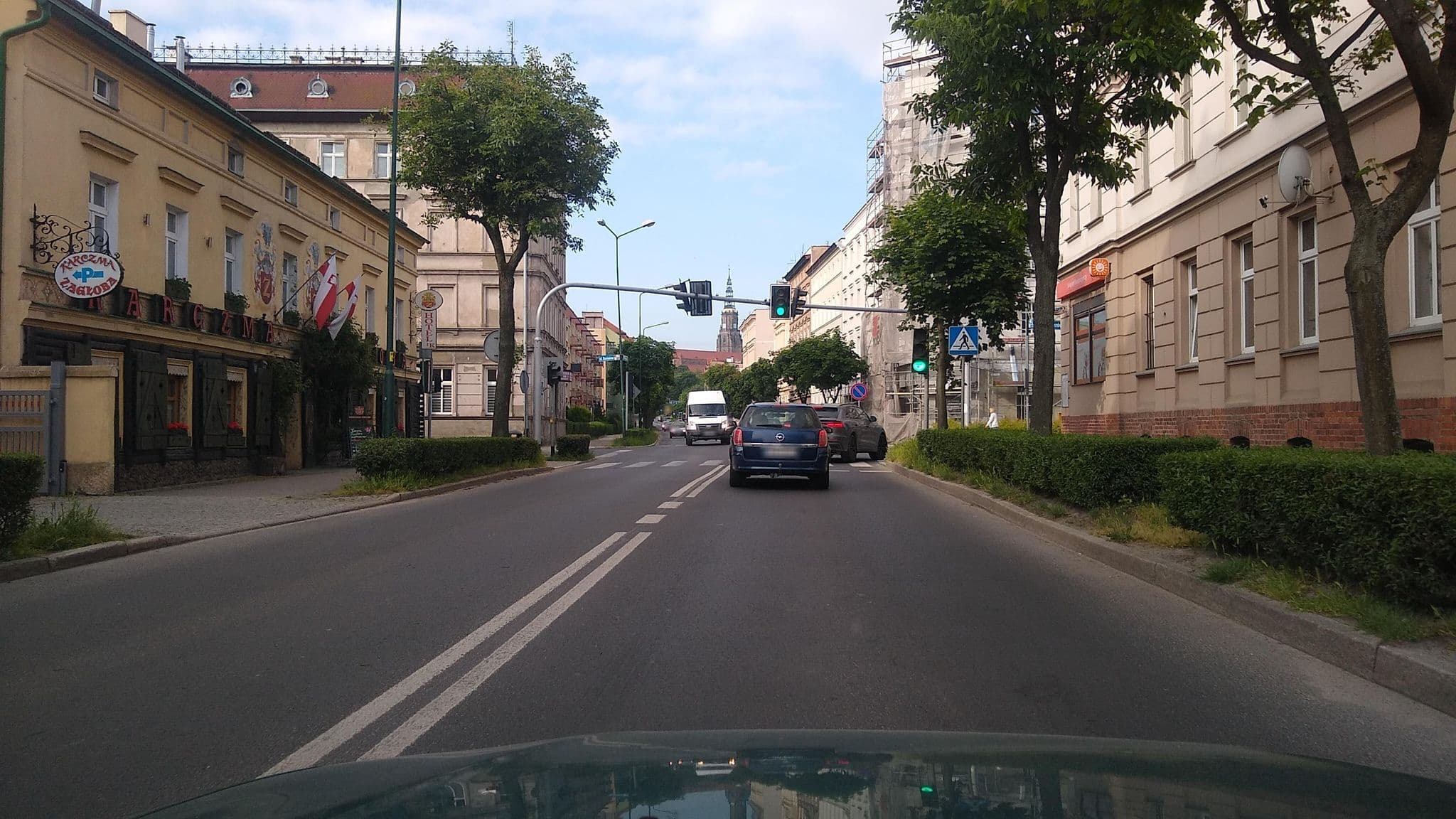 Street view near Karczma Zagłoba, Świdnica — © wegavision (CC BY-SA · Mapillary)