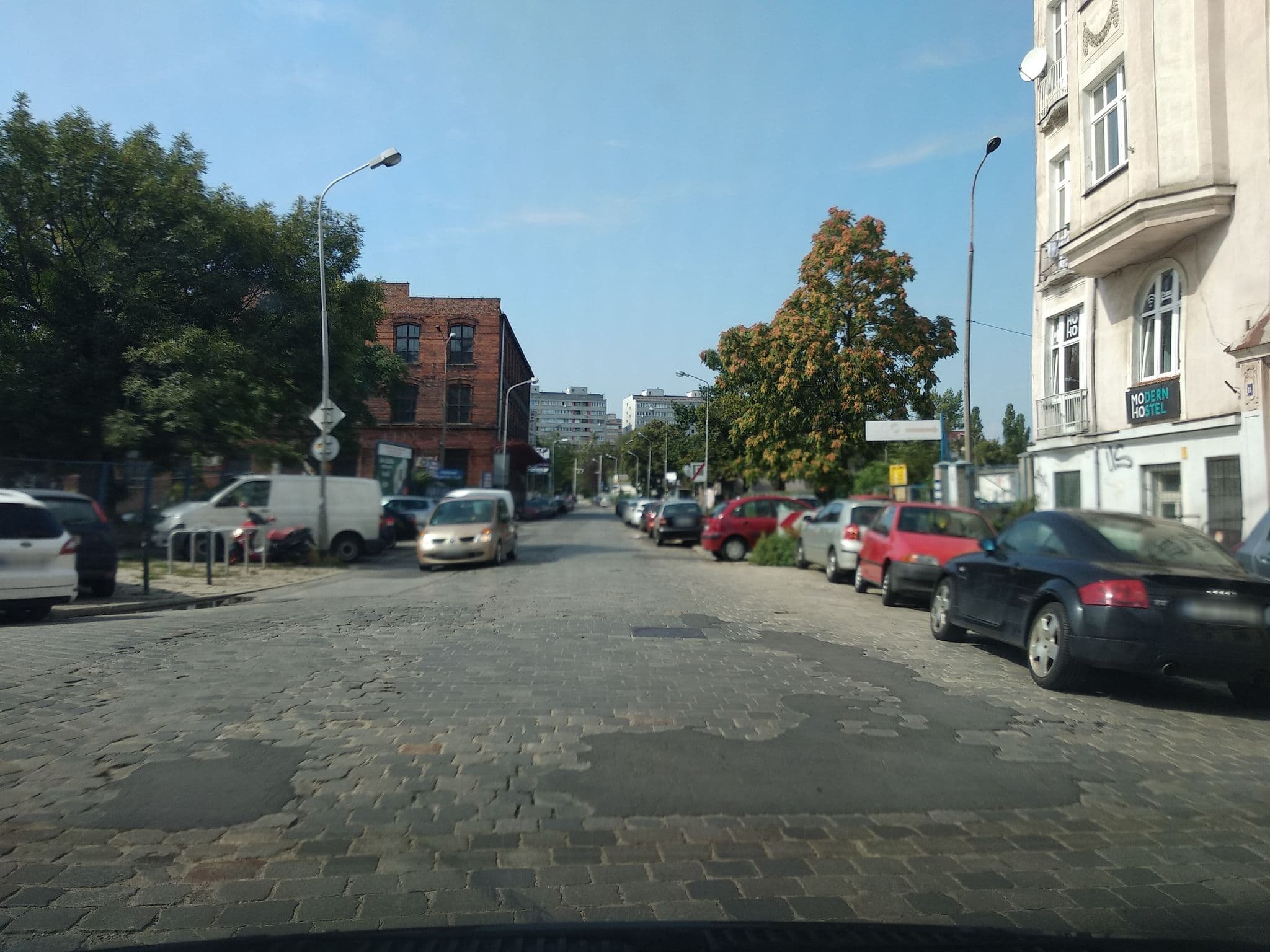 Street view near MoHo S Hostel, Szczepin — © misiekwr (CC BY-SA · Mapillary)