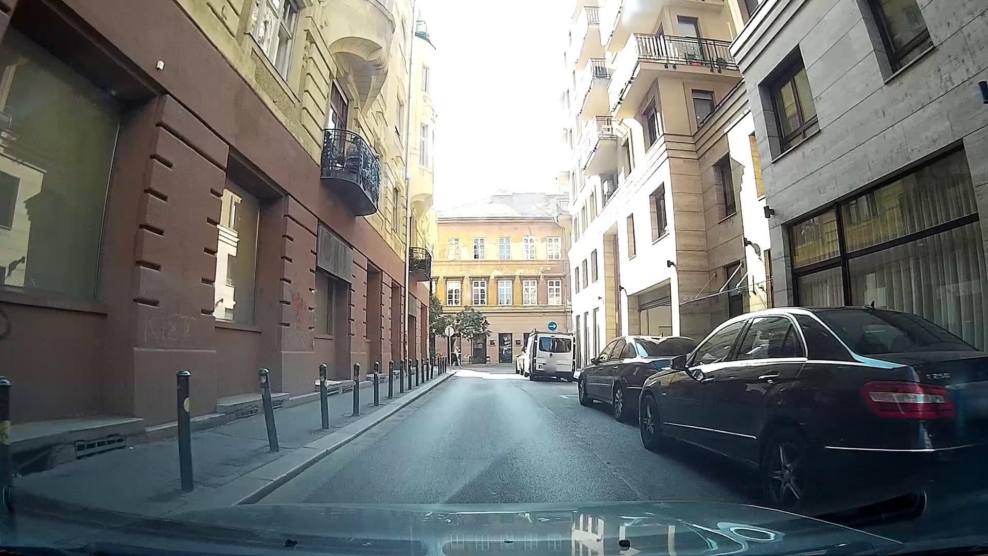 Street view near Inner City hostel, Budapest V. kerület — © teamwork (CC BY-SA · Mapillary)