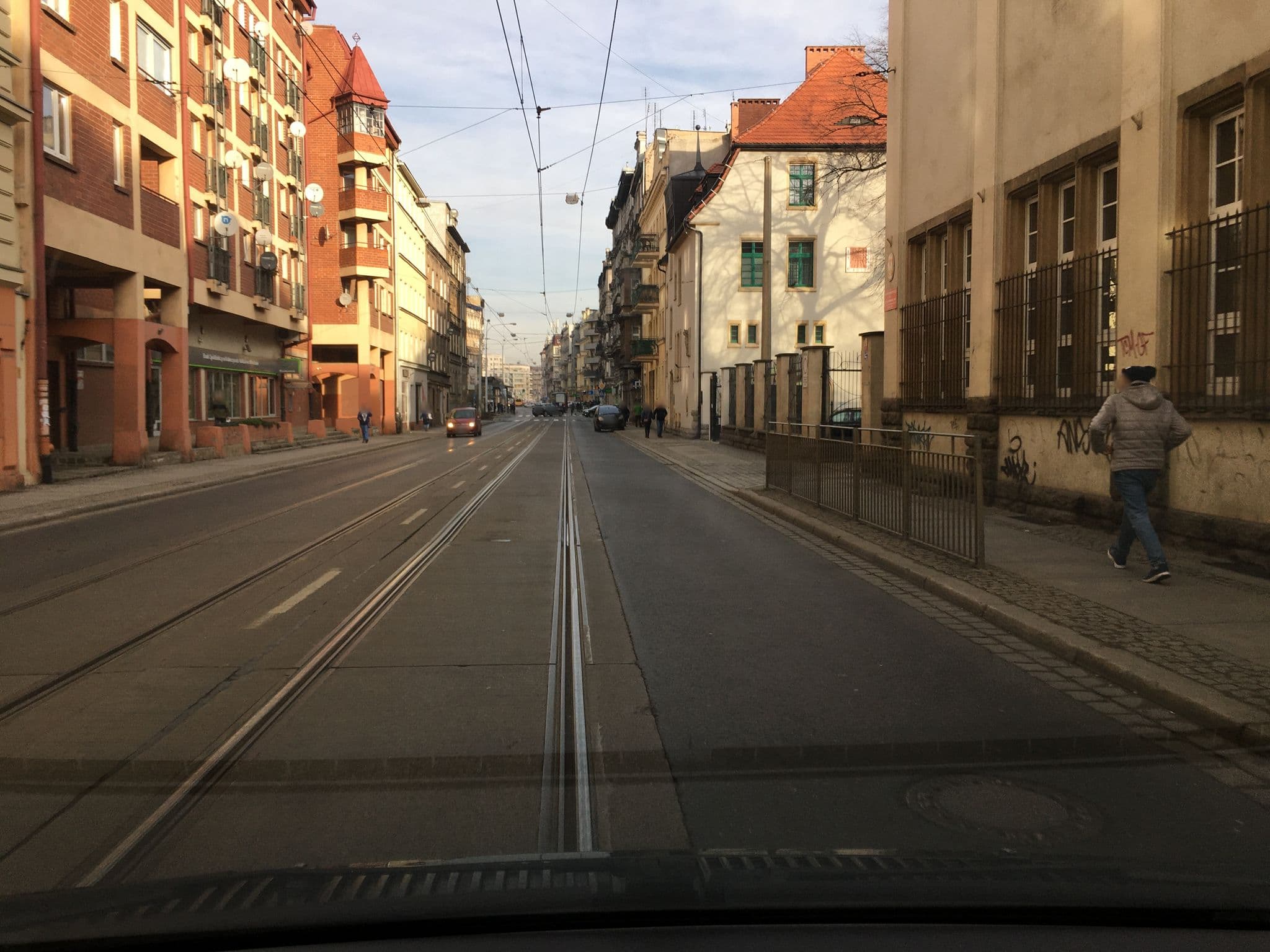 Street view near Wspólnota Mieszkaniowa przy ul. Poniatowskiego 1a We Wrocławiu, Rejon placu Świętego Macieja — © misiekwr (CC BY-SA · Mapillary)