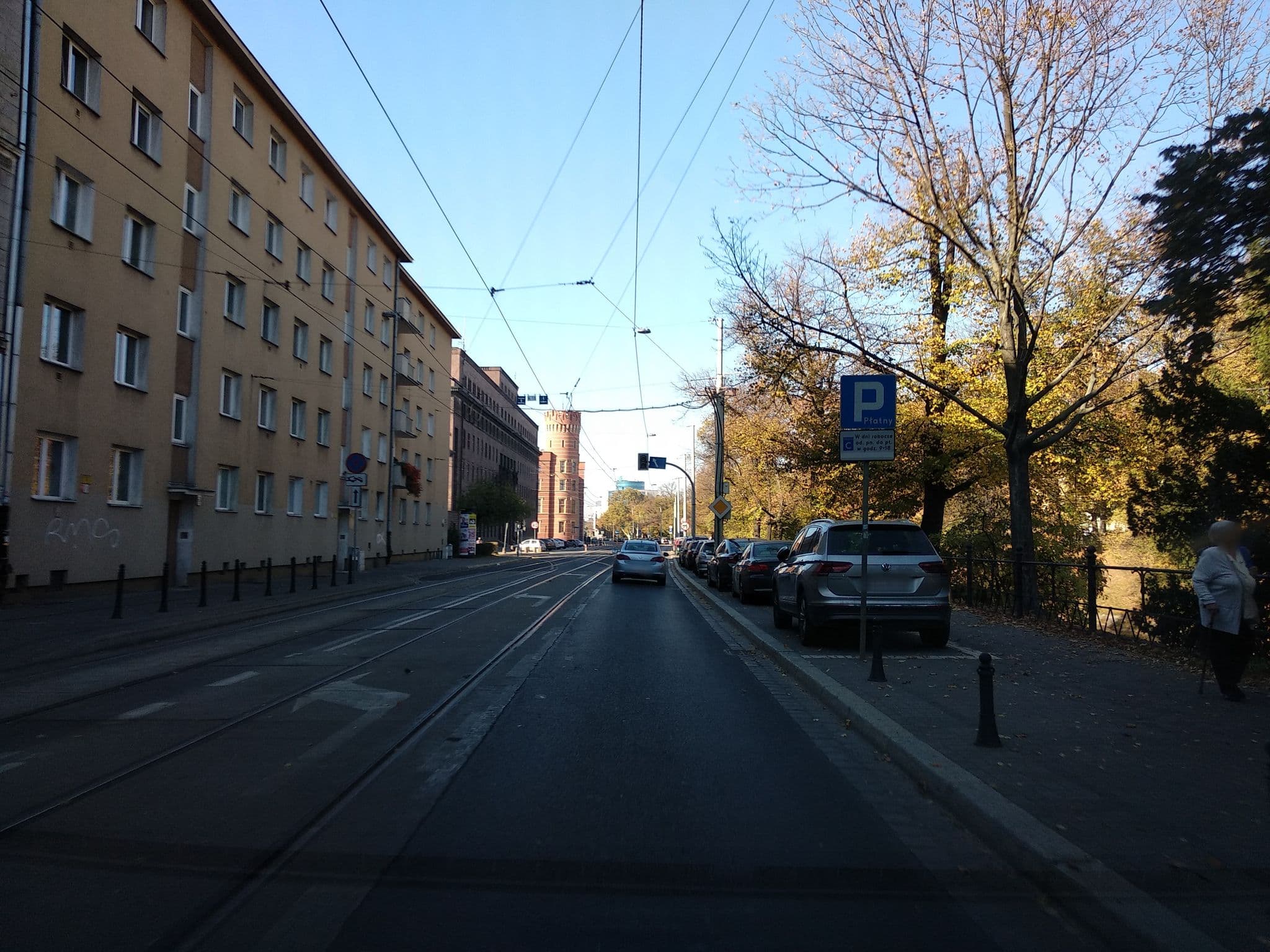 Street view near Hoslel Incepcja, Wrocław — © misiekwr (CC BY-SA · Mapillary)