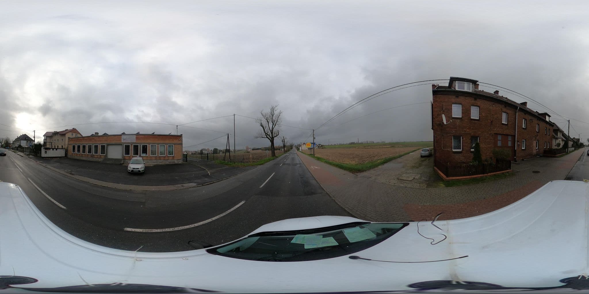 Street view near Drewnex Usługi Stolarskie Noclegi Andrzej Mros, Czarnowąsy — © Miboro88 (CC BY-SA · Mapillary)