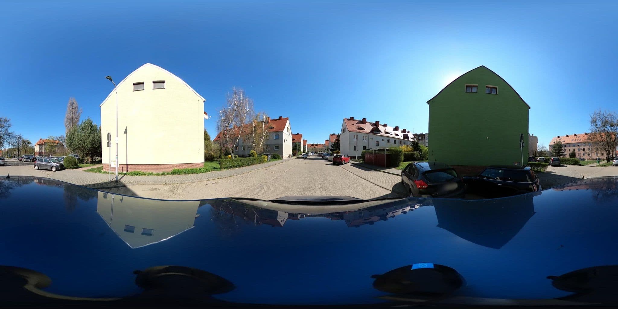 Street view near Wspólnota Mieszkaniowa Żeromskiego 1-2, Brzeg — © Slawek95 (CC BY-SA · Mapillary)