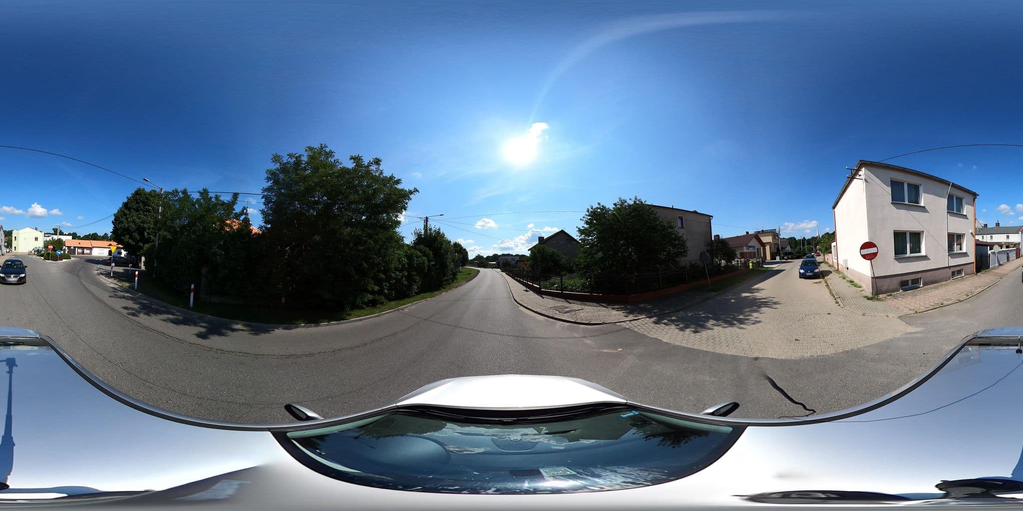 Street view near Ośrodek Szkoleniowo Wypoczynkowy Wagabunda Jan Hodyjas Anna Hodyjas, Kobyla Góra — © artur007 (CC BY-SA · Mapillary)