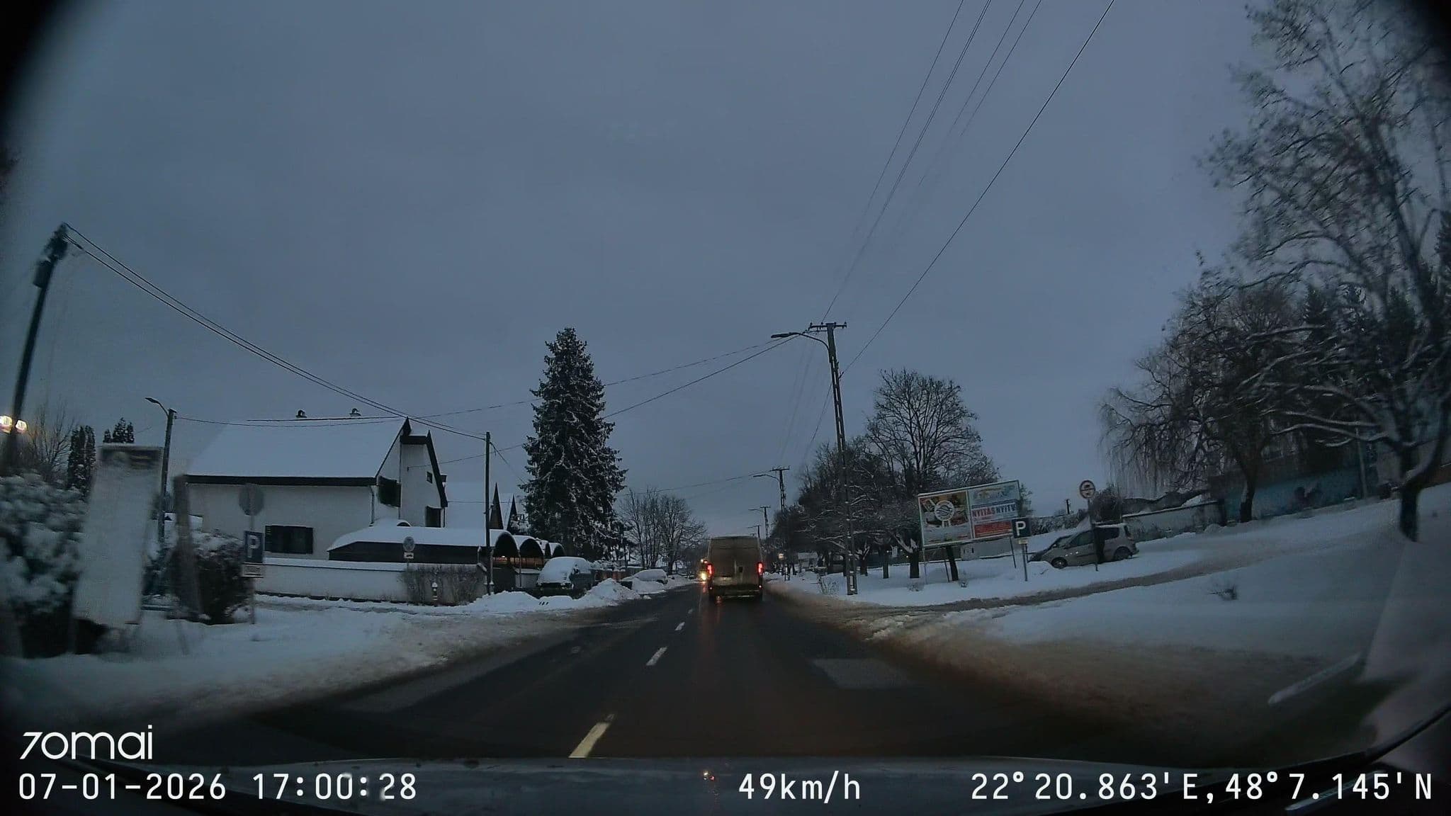 Street view near Csapó Vendégház, Vásárosnamény — © doriel (CC BY-SA · Mapillary)