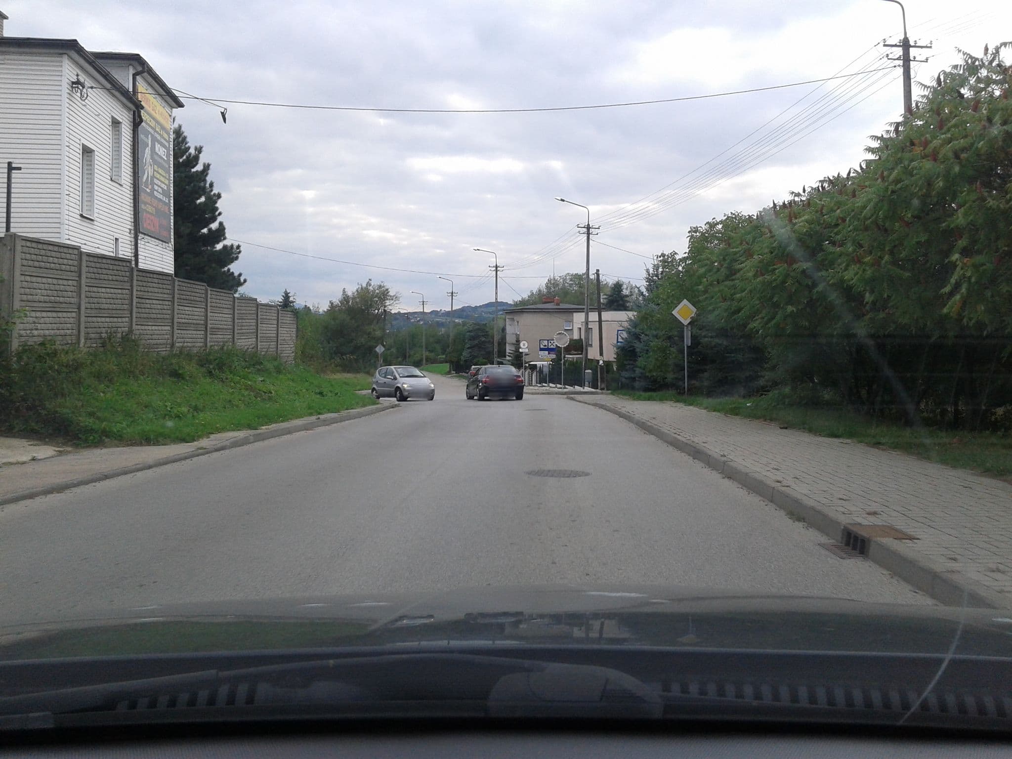 Street view near Obcowska Agnieszka. Firma usługowo - handlowo - hotelarska, Cieszyn — © wziento (CC BY-SA · Mapillary)