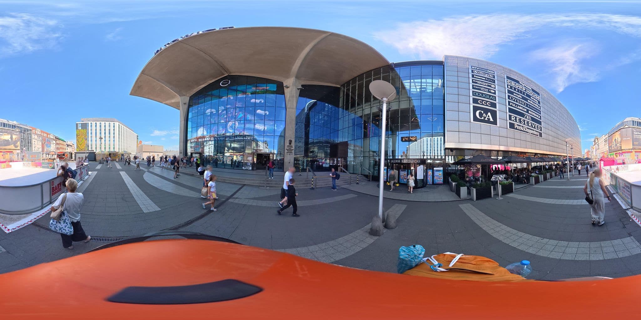Street view near Olympia Spodek, Katowice — © awizonosz (CC BY-SA · Mapillary)