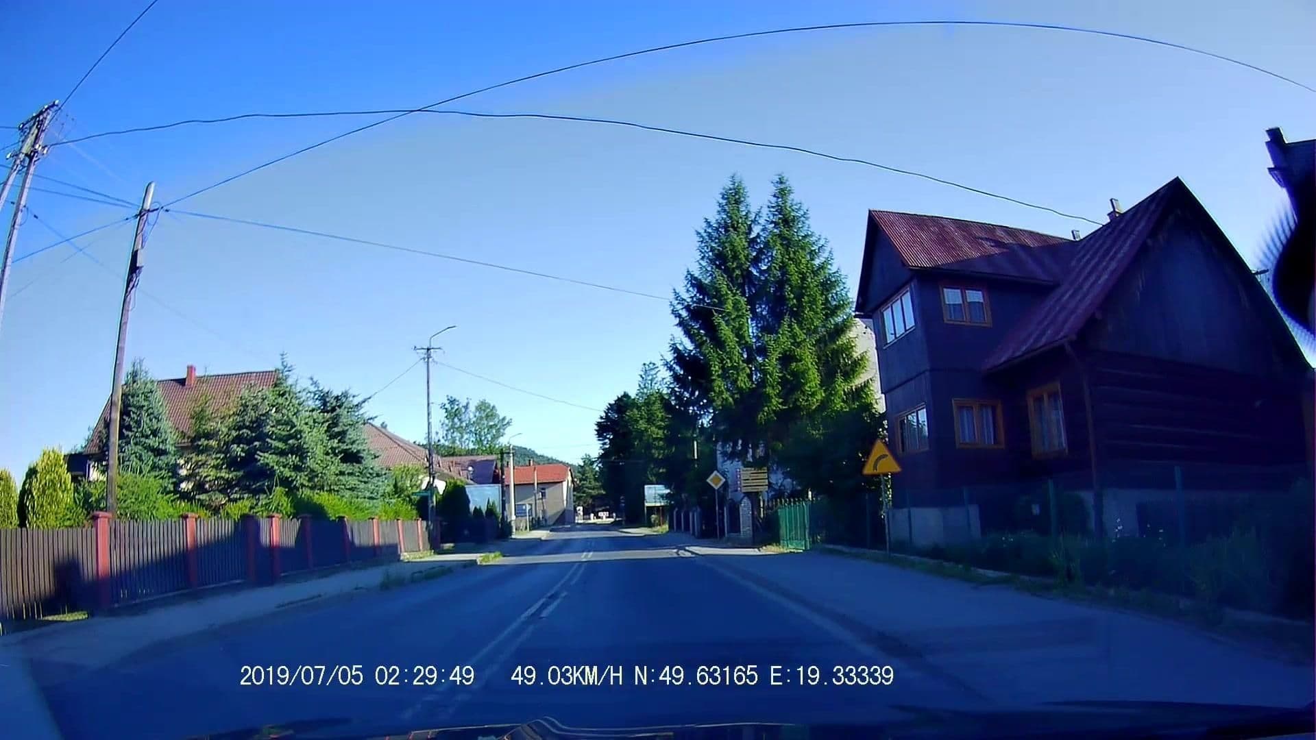 Street view near Pensjonat Tara, Jeleśnia — © maxim752 (CC BY-SA · Mapillary)