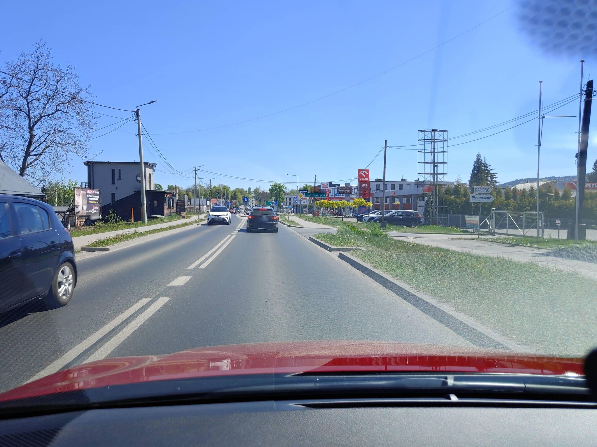 Street view near Hotel Wadowice, Jaroszowice — © thewartek (CC BY-SA · Mapillary)
