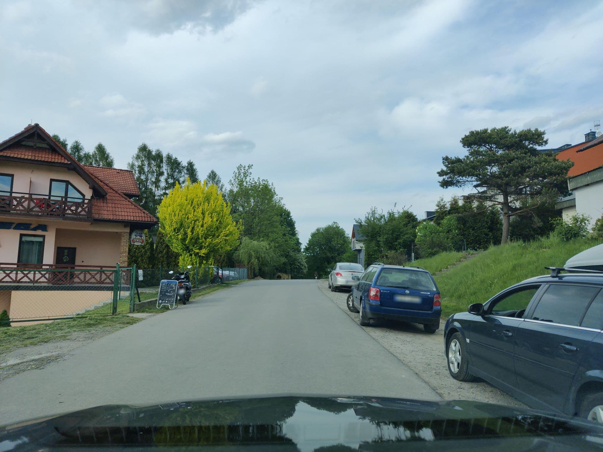 Street view near Pensjonat Mega, Żywiec — © kietlak (CC BY-SA · Mapillary)