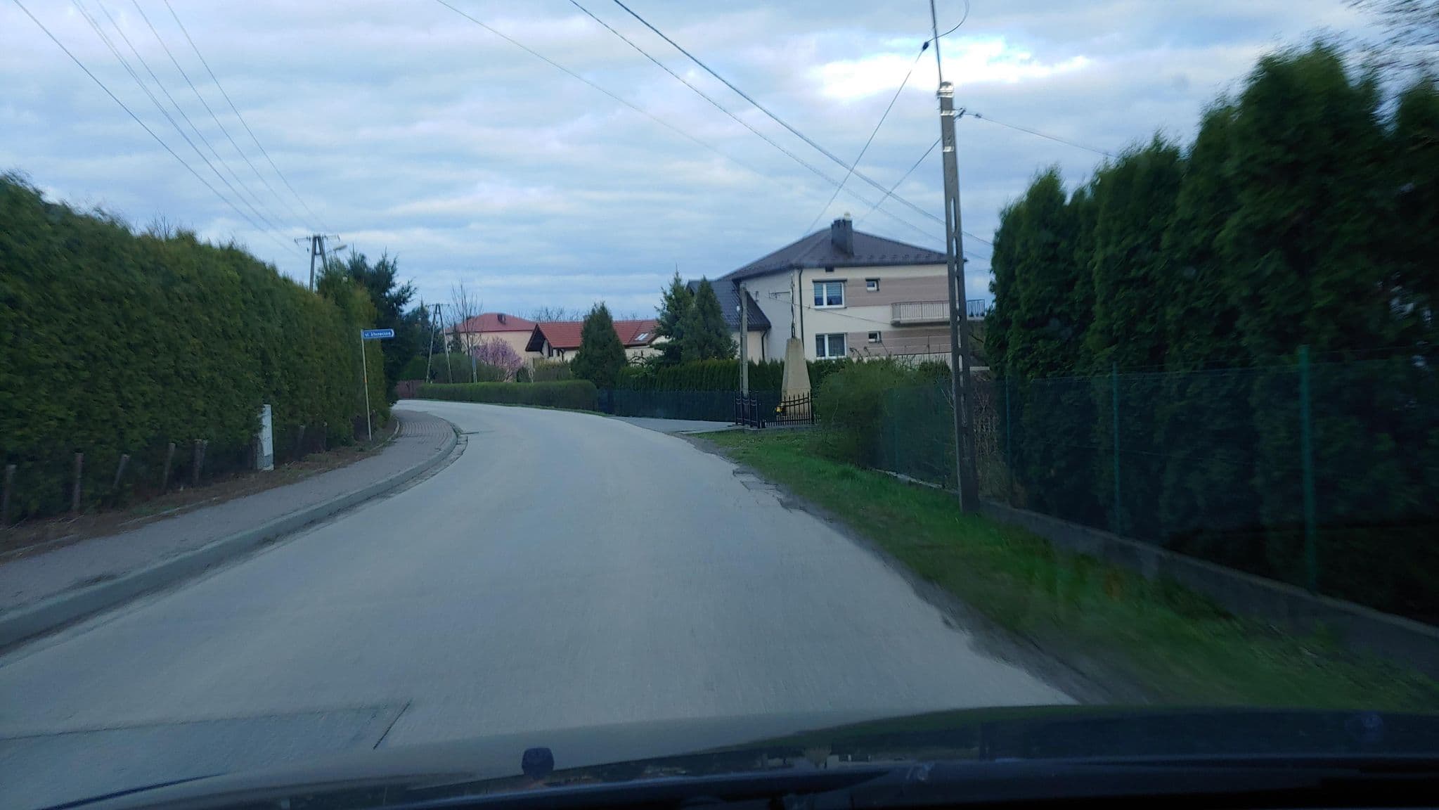 Street view near Hotel Pyza - Anna Kazimierczak, Bolechowice — © thewartek (CC BY-SA · Mapillary)