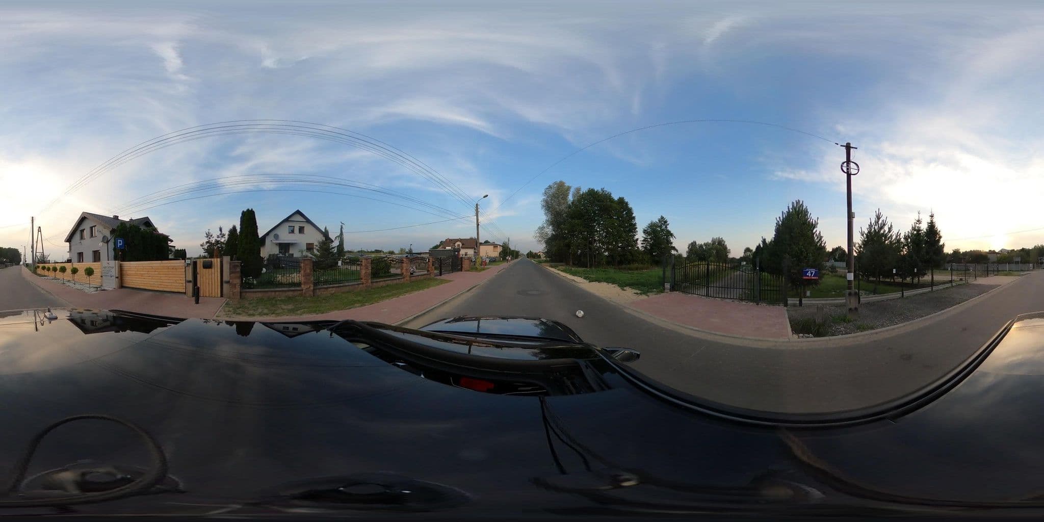 Street view near Airport Park, Ożarowice — © RadekW (CC BY-SA · Mapillary)