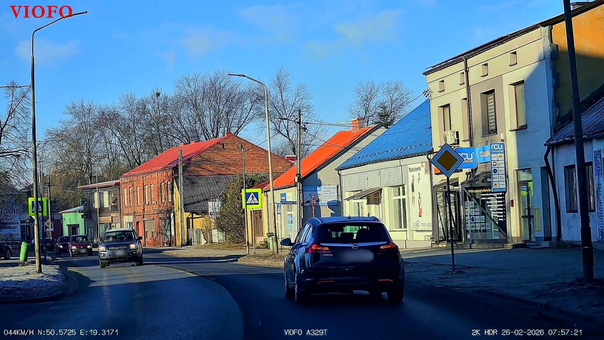 Street view near Firma produkcyjno handlowo usługowa, Myszków — © Kaczor (CC BY-SA · Mapillary)