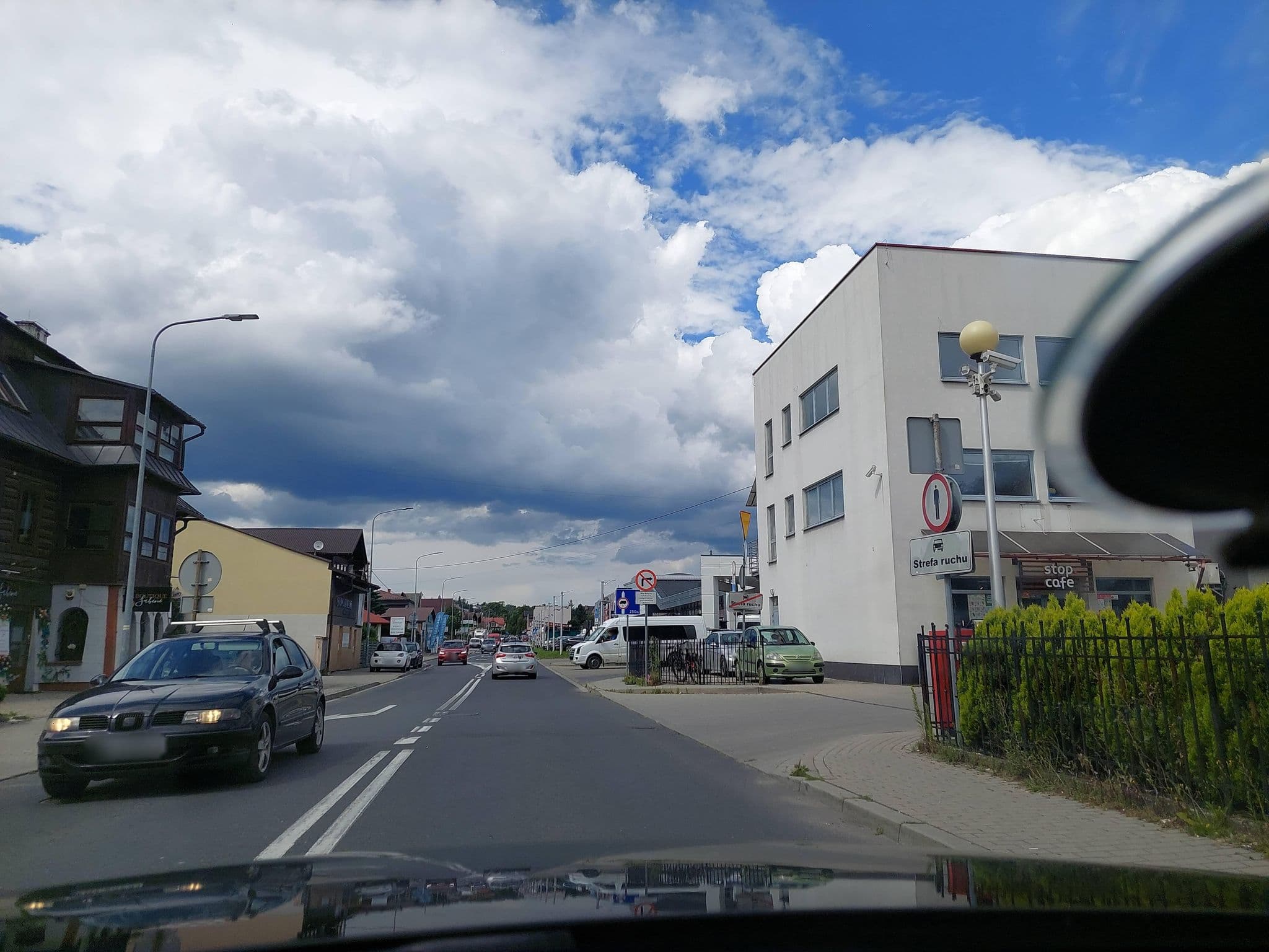 Street view near Marina. Hotel, Myślenice — © Apirnus (CC BY-SA · Mapillary)