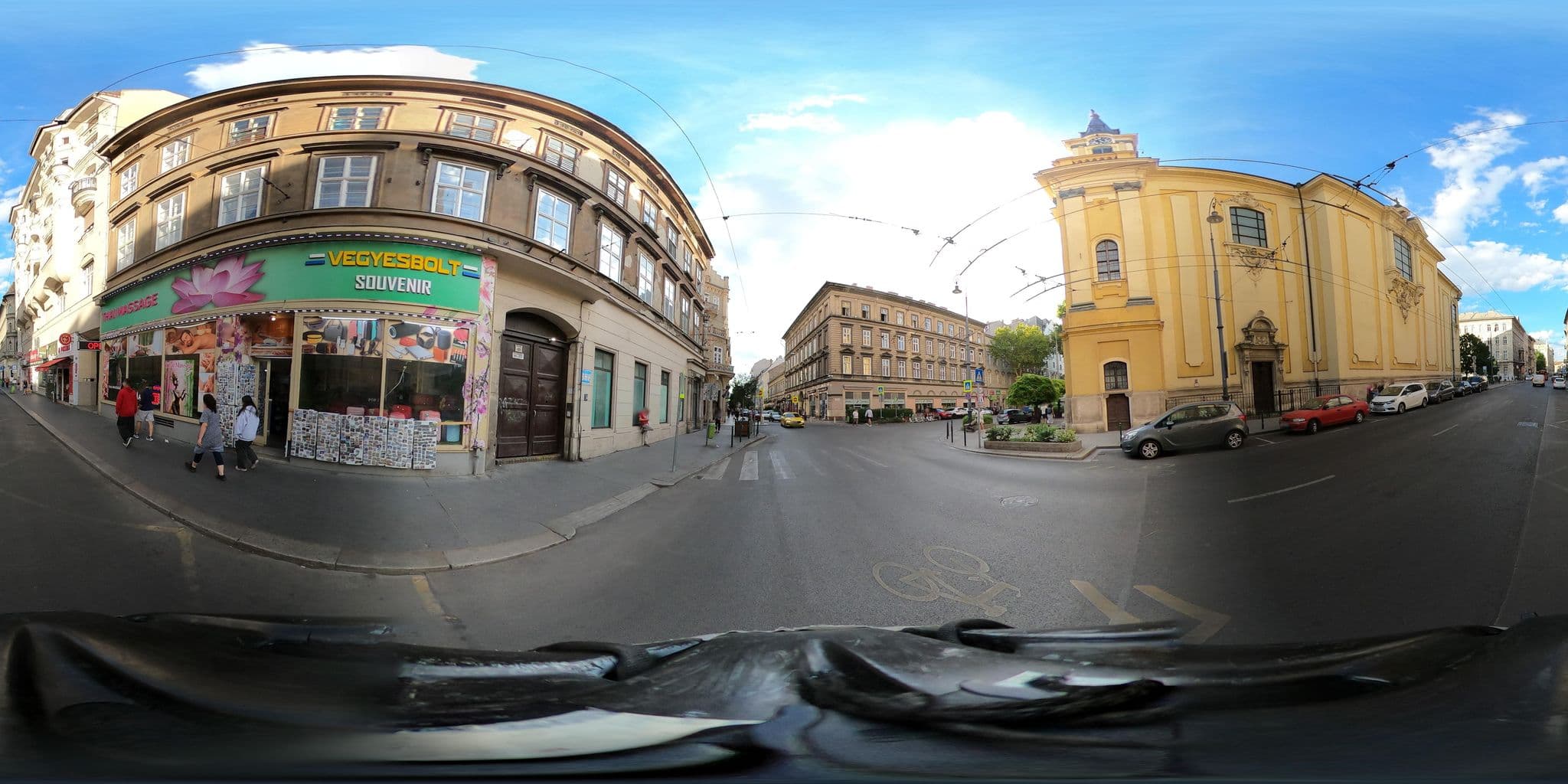 Street view near 57 apartment, Budapest VI. kerület — © grozsa11 (CC BY-SA · Mapillary)